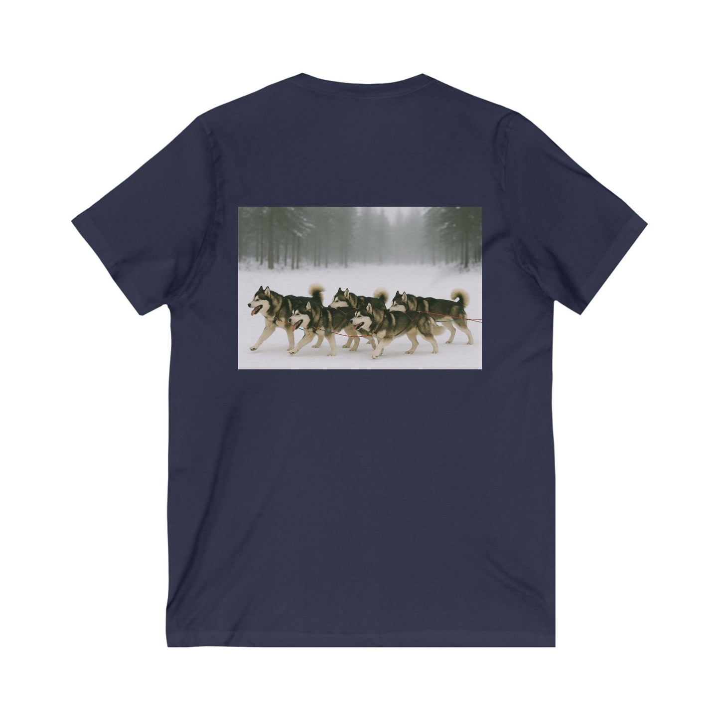 Mush On Unisex Short Sleeve V-Neck Tee
