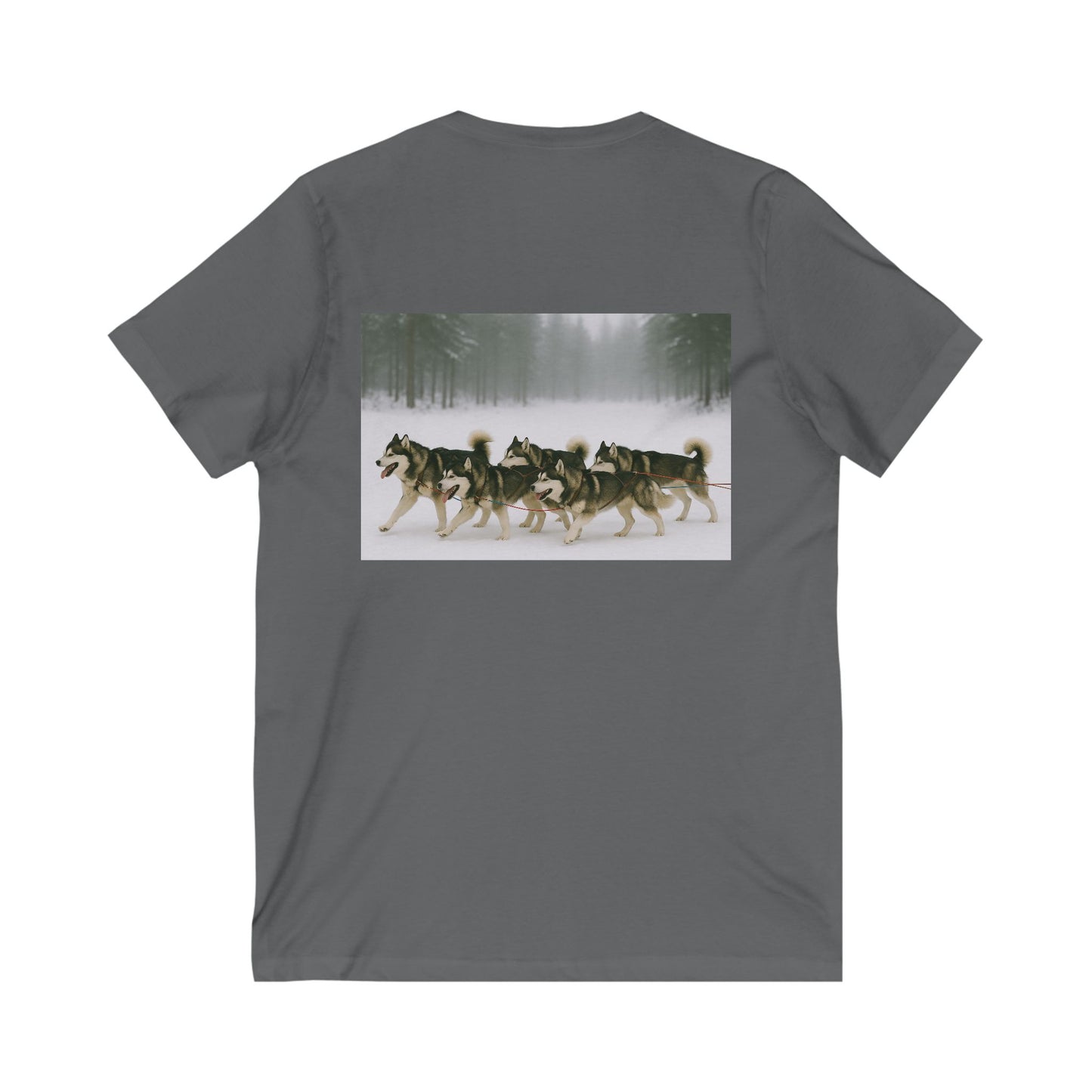 Mush On Unisex Short Sleeve V-Neck Tee