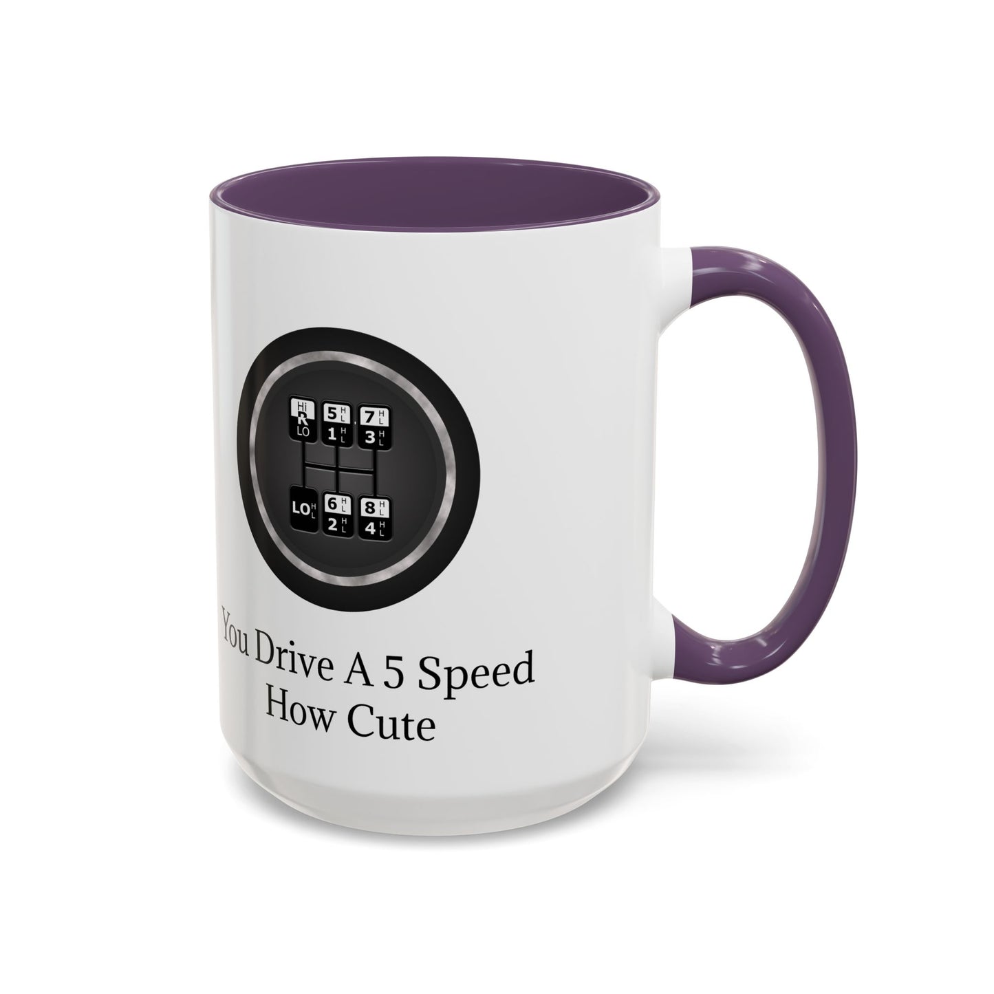 5 Speed How Cute 2-Tone Coffee Mug