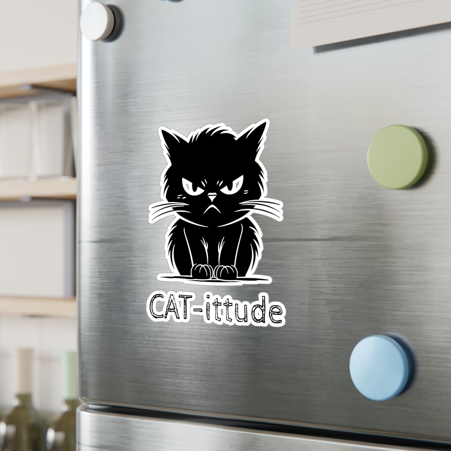 CAT-ittude Vinyl Decal