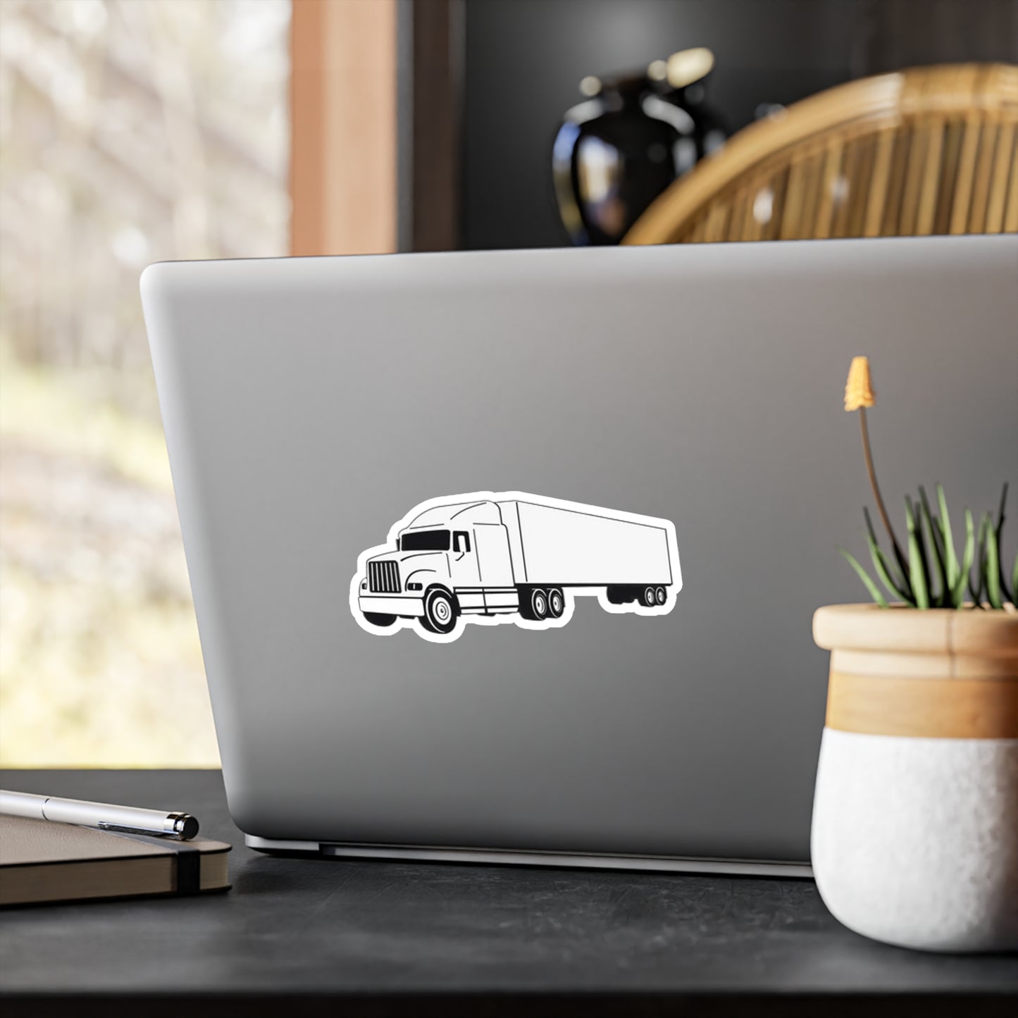 Semi Truck Vinyl Decal
