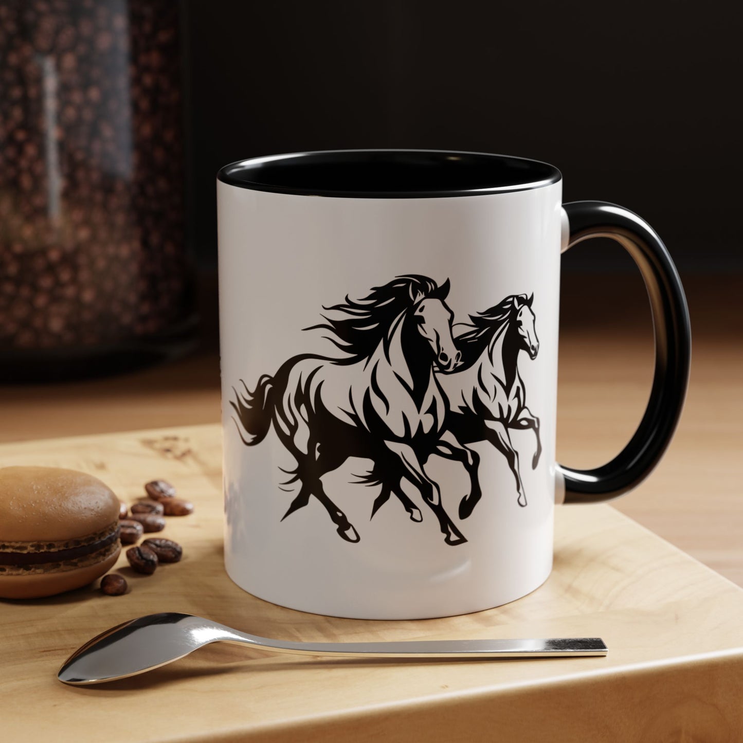 Horsin' Around 2-Tone Coffee Mug