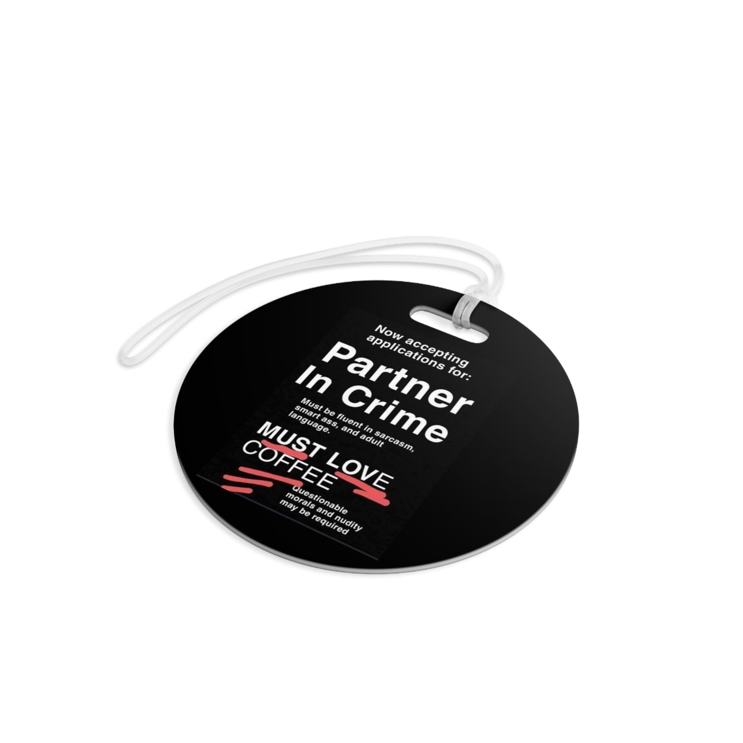 Partner In Crime Luggage Tag