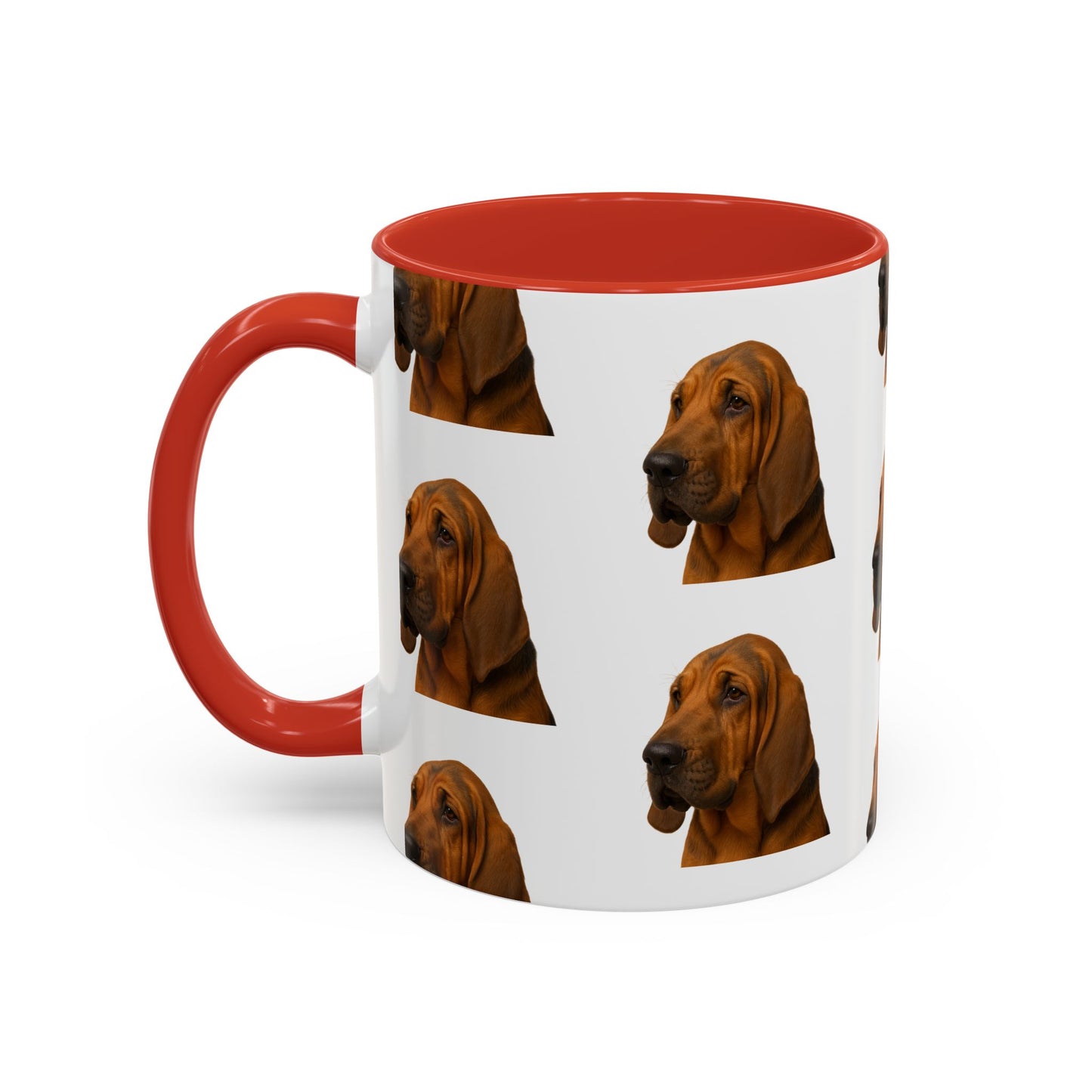 Bloodhound Head 2-Tone Coffee Mug