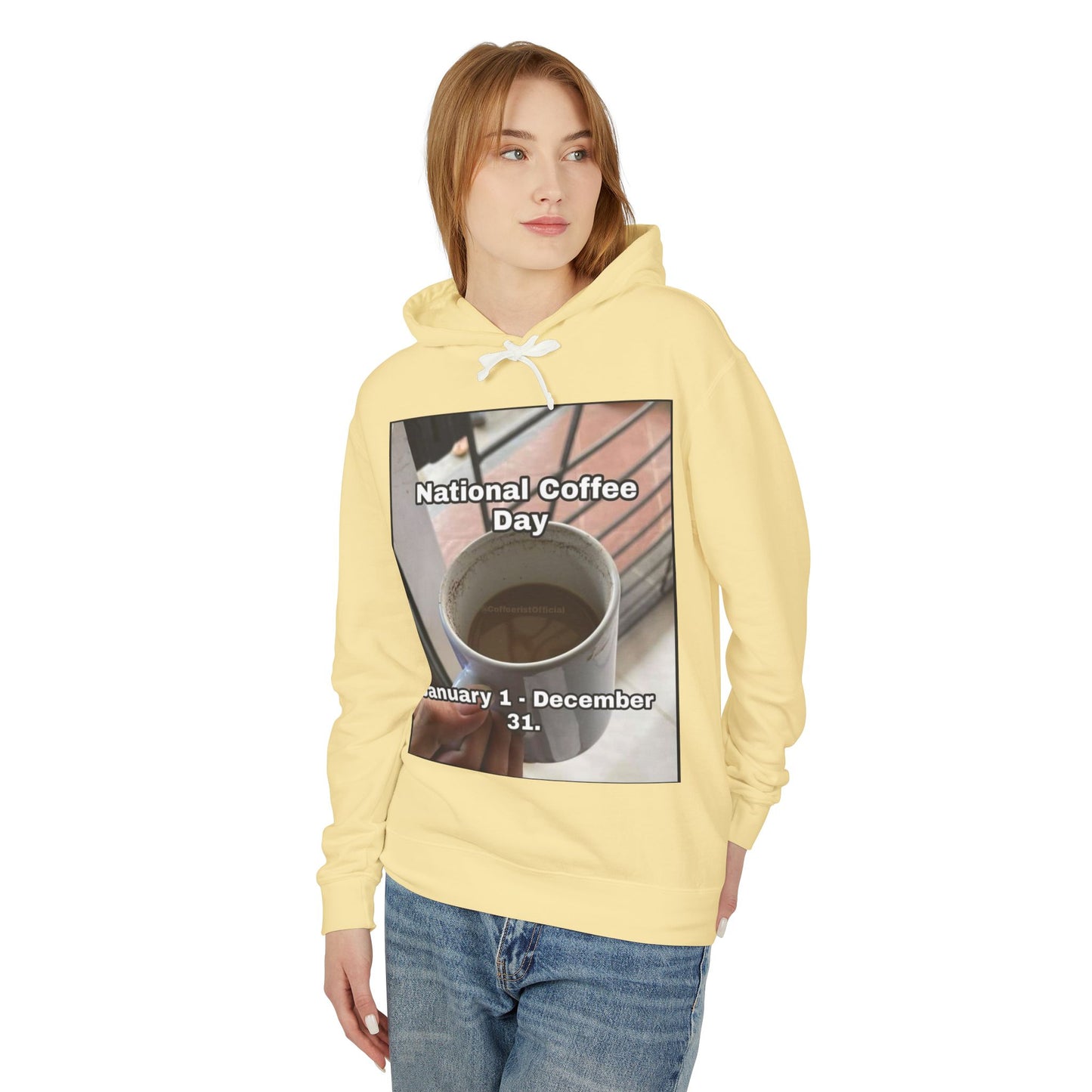 National Coffee Day Unisex Lightweight Hoodie