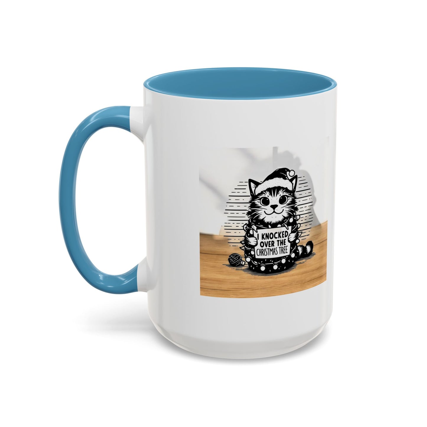 Naughty Cat 2-Tone Coffee Mug