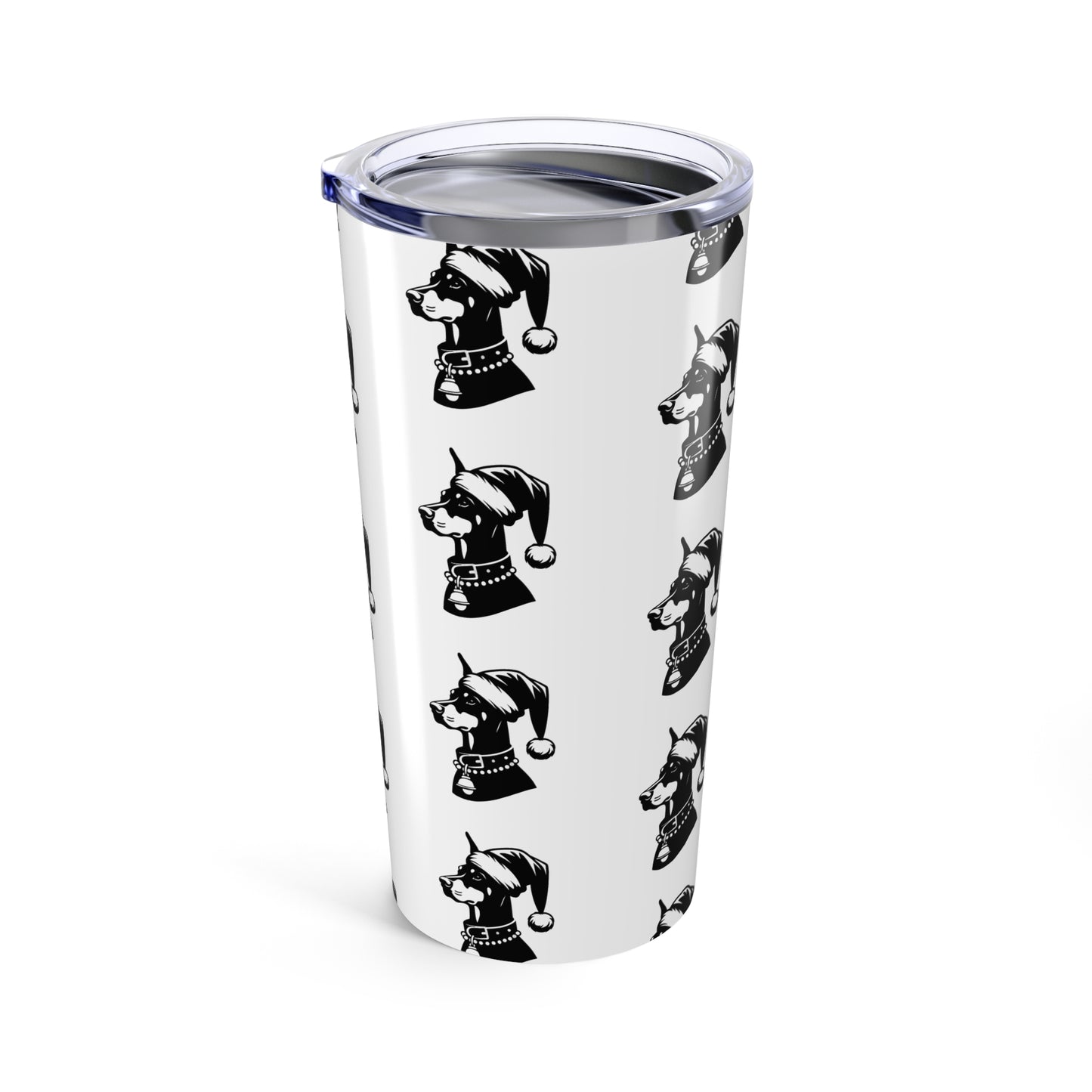 Santa Paws Doberman Tumbler