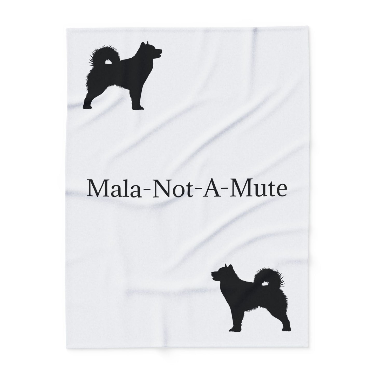 Mala-Not-A-Mute Arctic Fleece Blanket