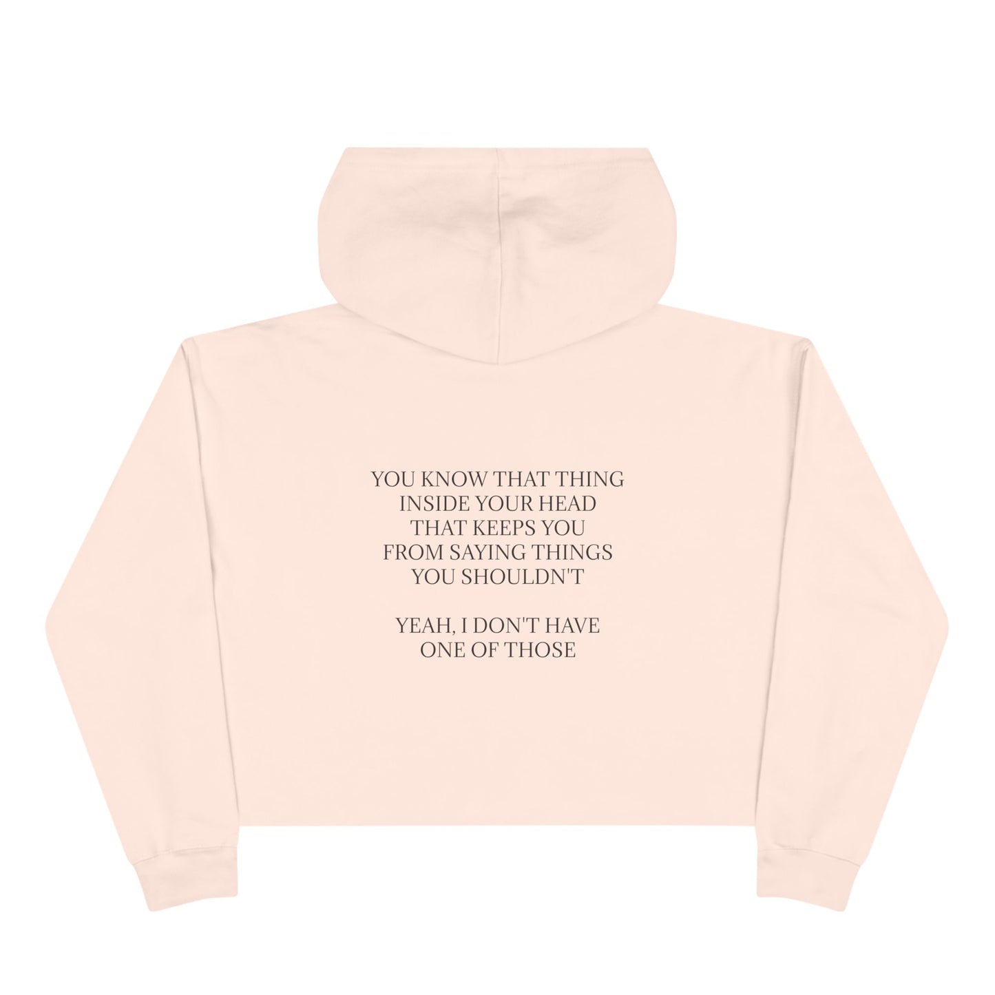 No Filter Women's Crop Hoodie