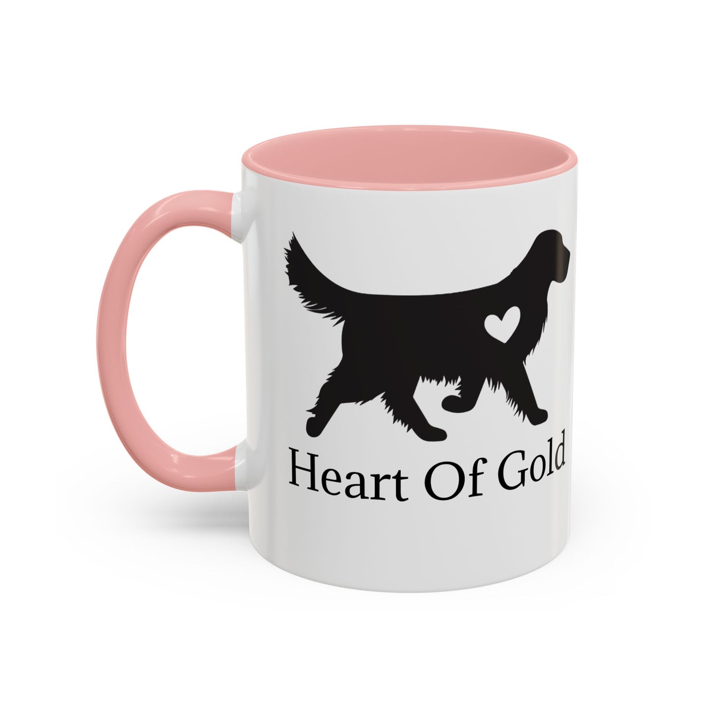 Heart Of Gold 2-Tone Coffee Mug