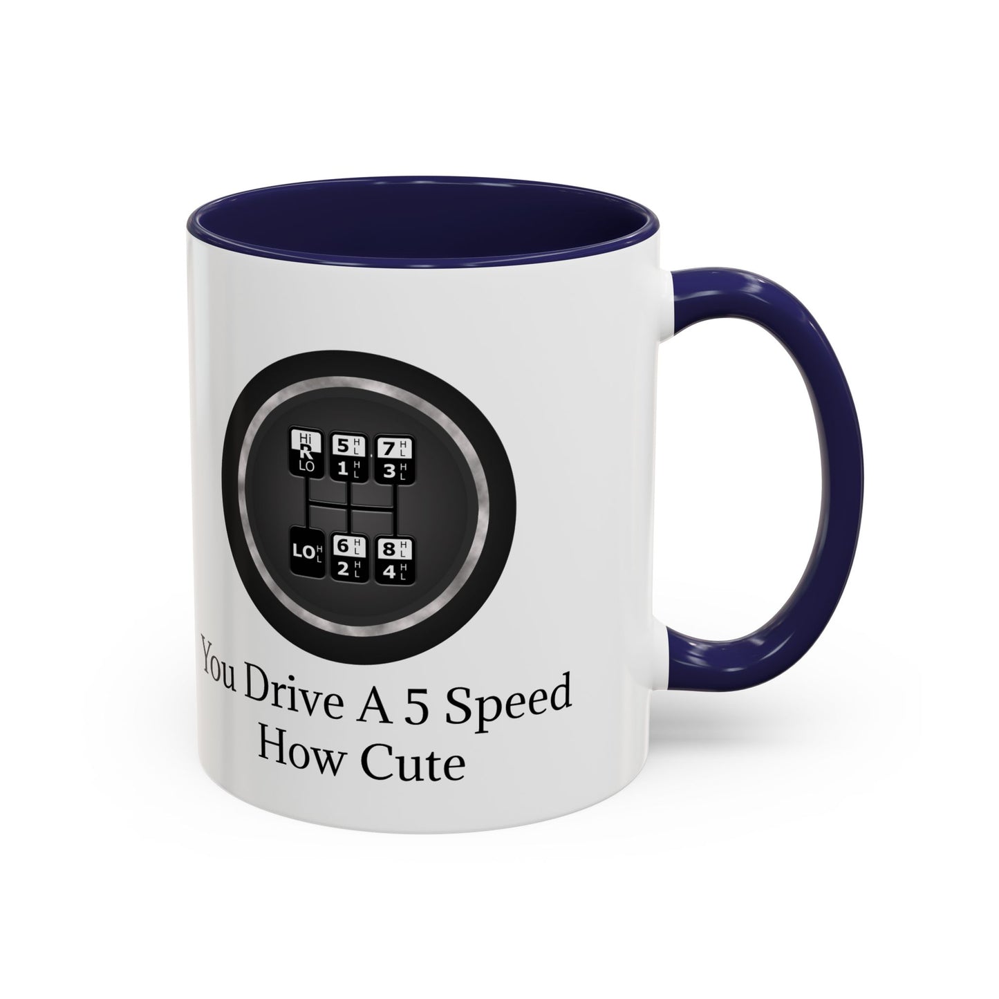 5 Speed How Cute 2-Tone Coffee Mug