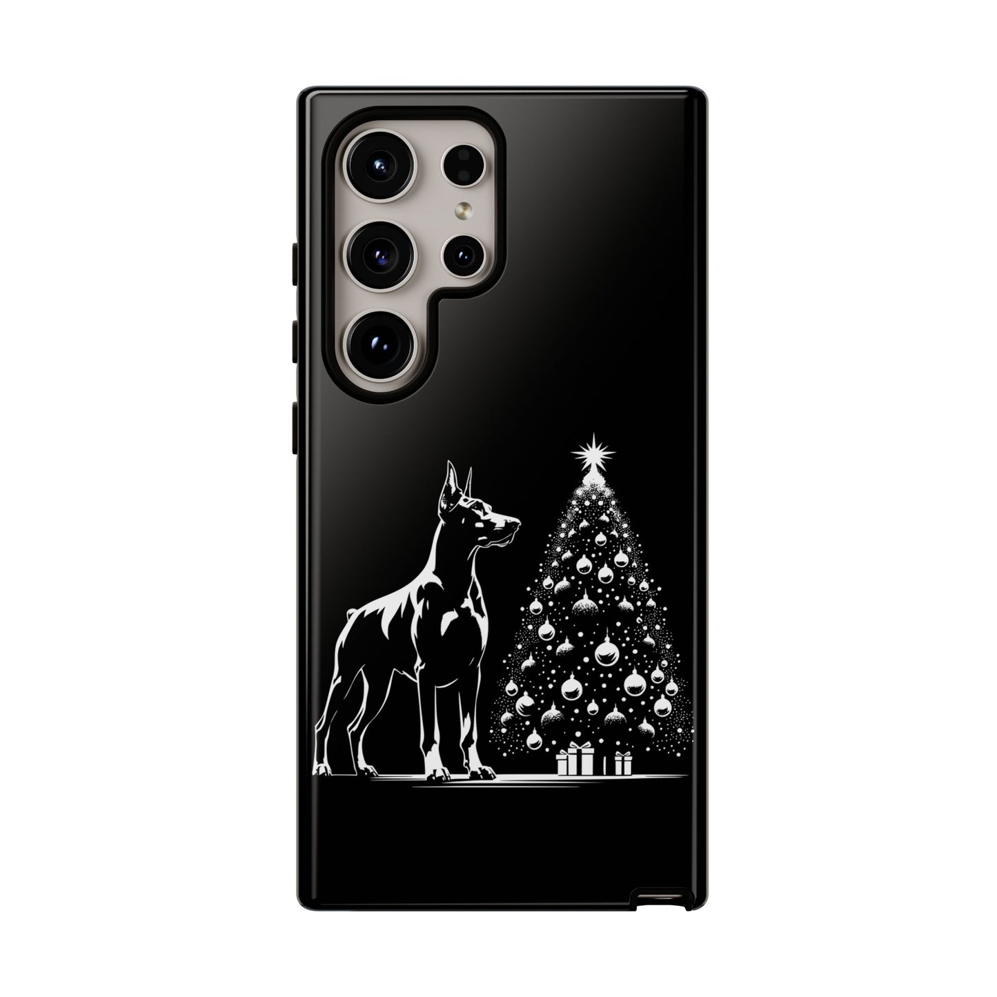 Doberman Christmas Tree Samsung Case
