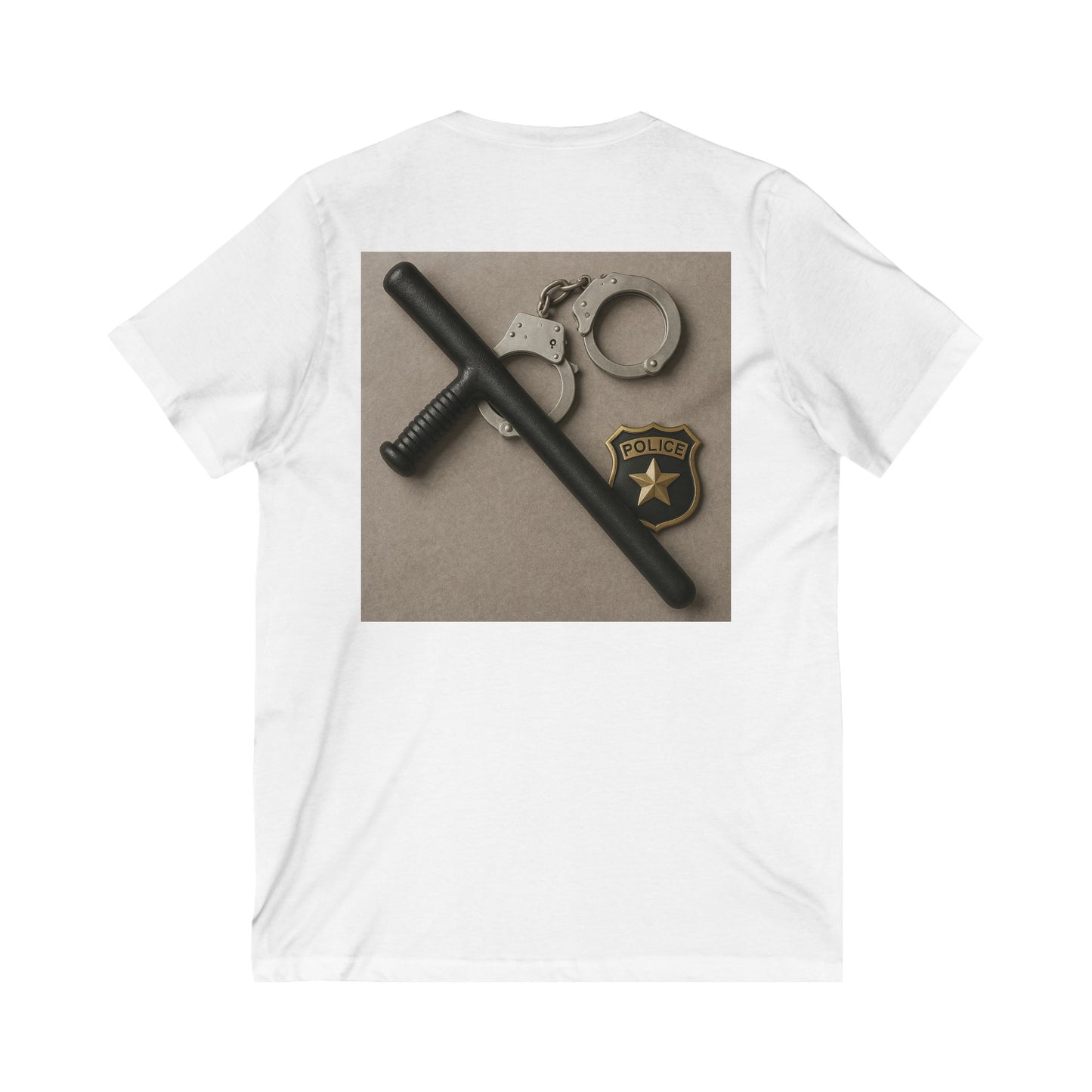 Law Enforcement Appreciation Unisex Short Sleeve V-Neck Tee