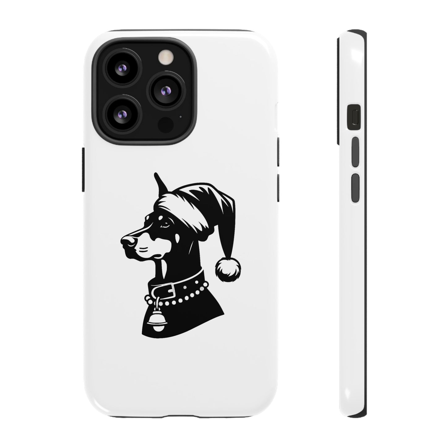 Santa Paws Doberman iPhone Case