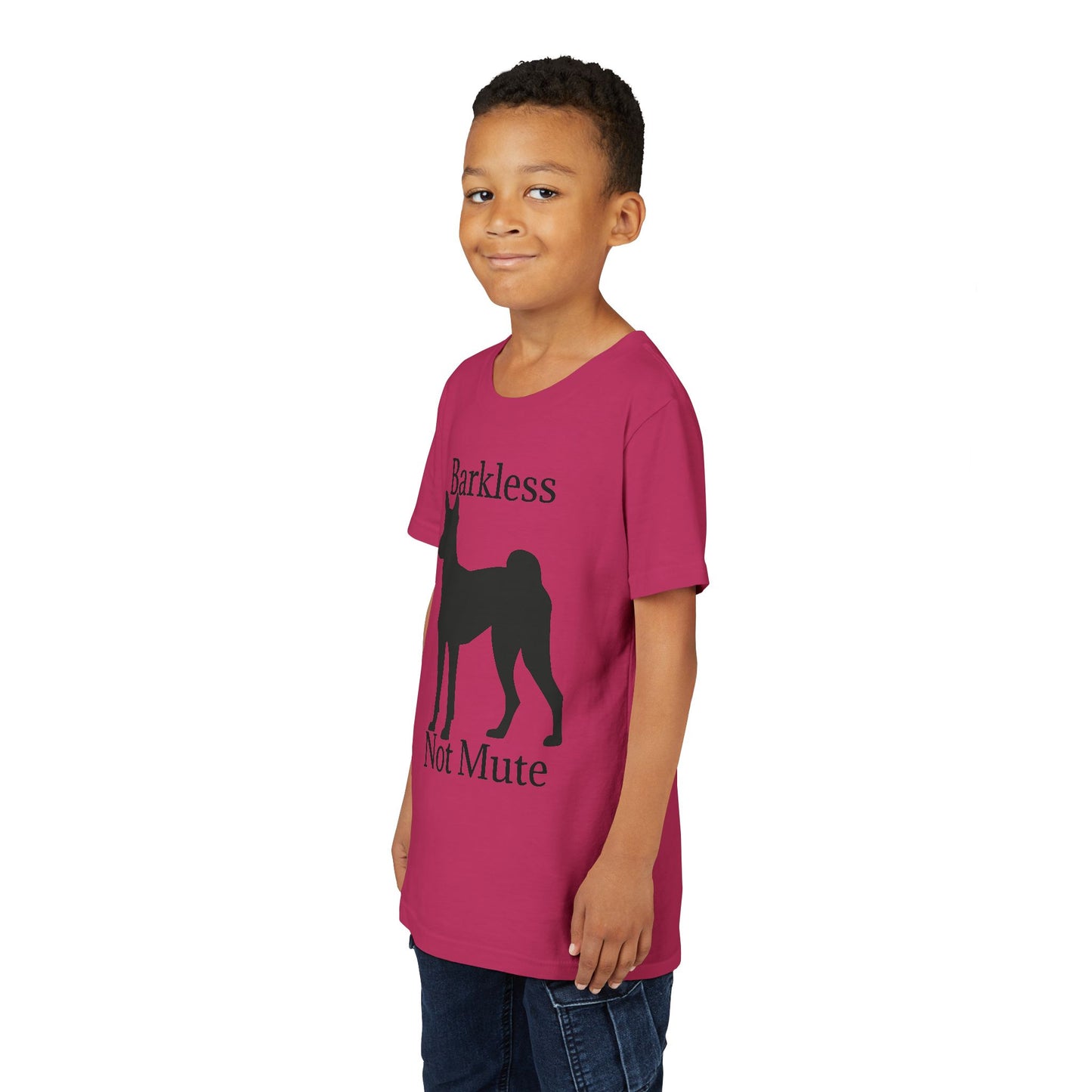 Barkless Not Mute Youth Unisex Short Sleeve Crewneck Tee