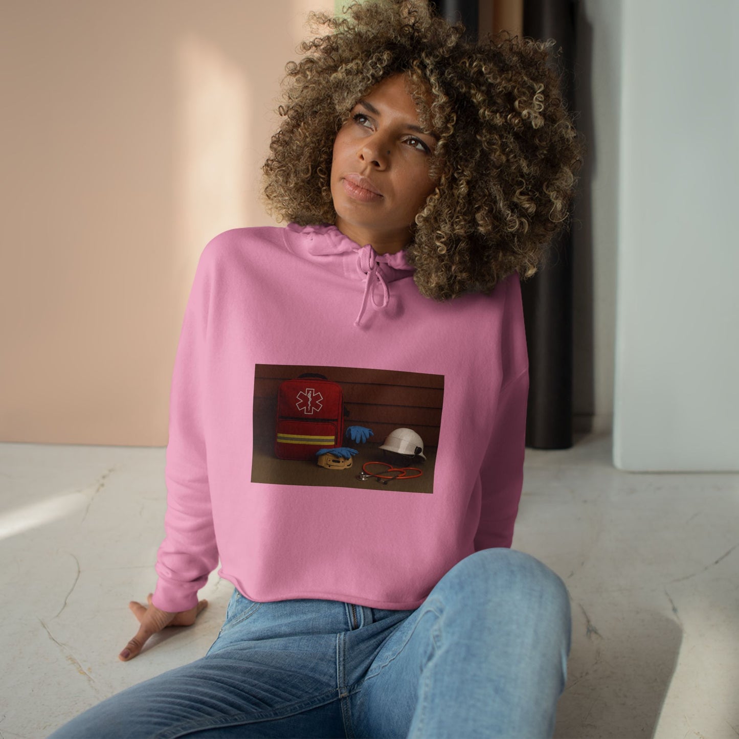 EMS Appreciation Women's Crop Hoodie