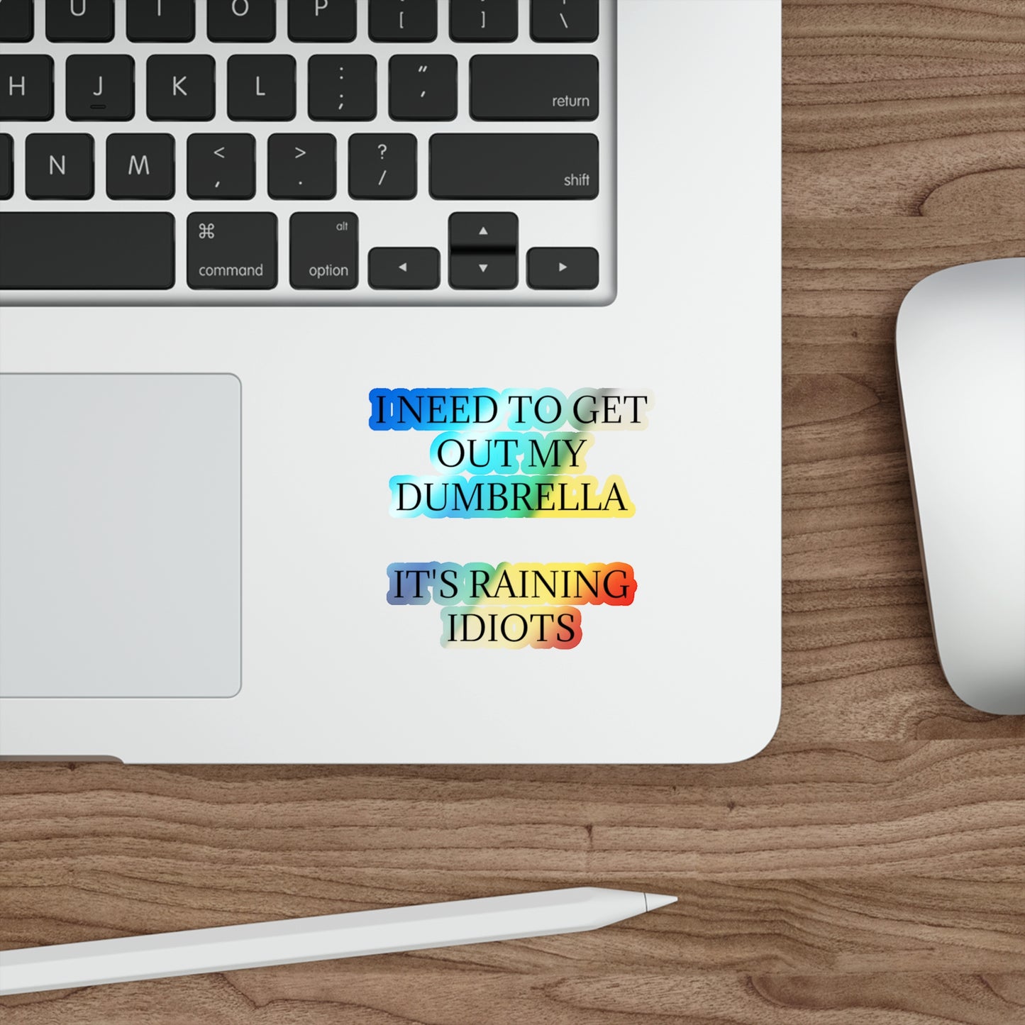 Dumbrella Holographic Sticker