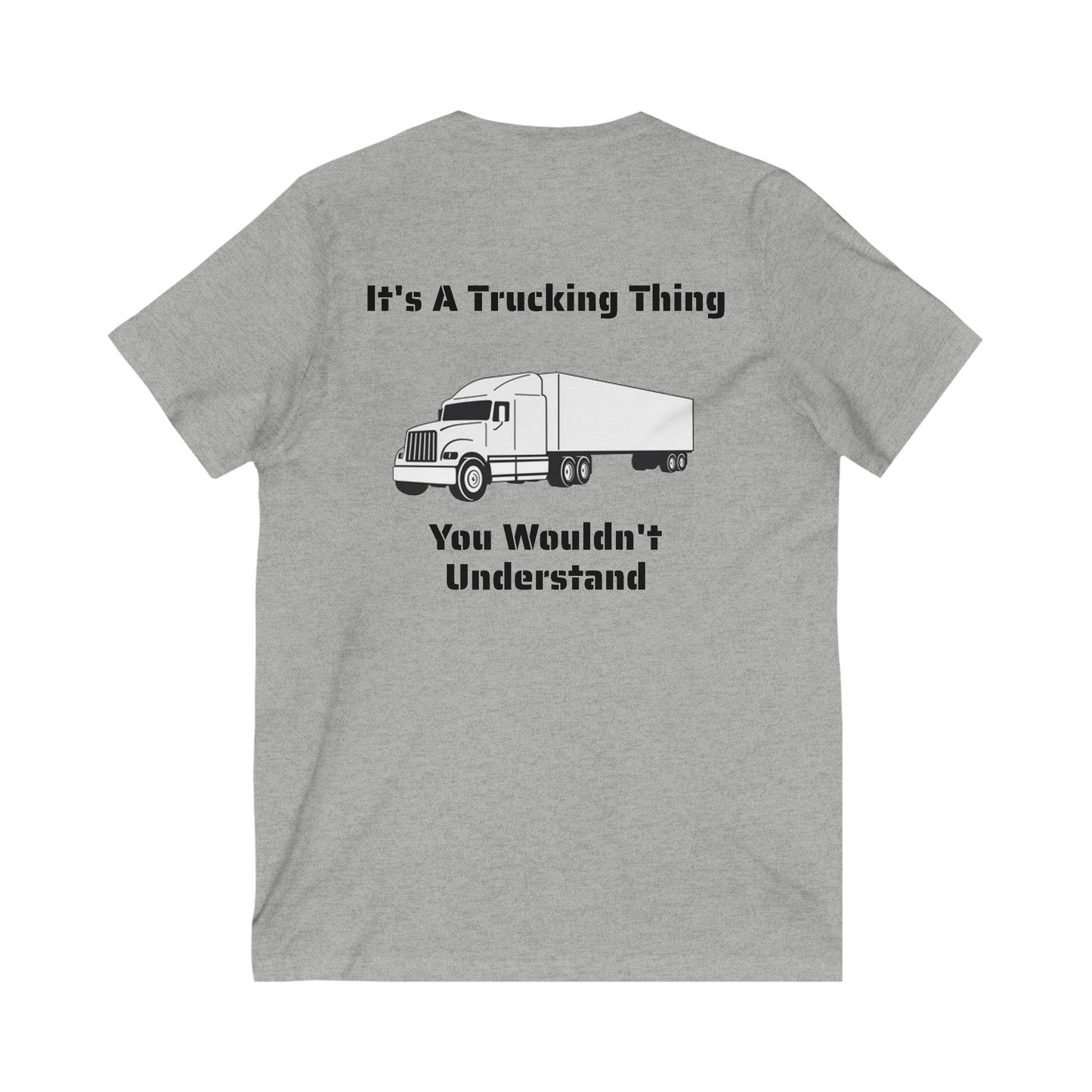 Trucking Thing Unisex Short Sleeve V-Neck Tee
