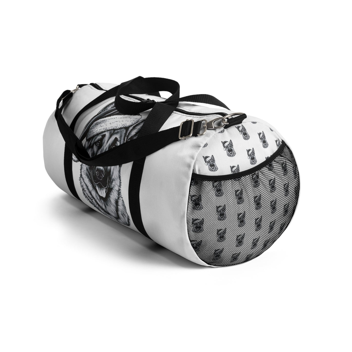 Santa Paws German Shepherd Duffel Bag