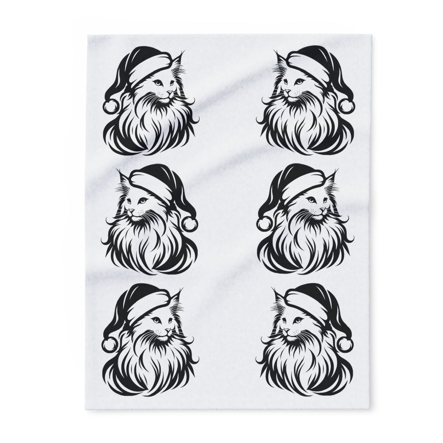 Santa Paws Cat Arctic Fleece Blanket