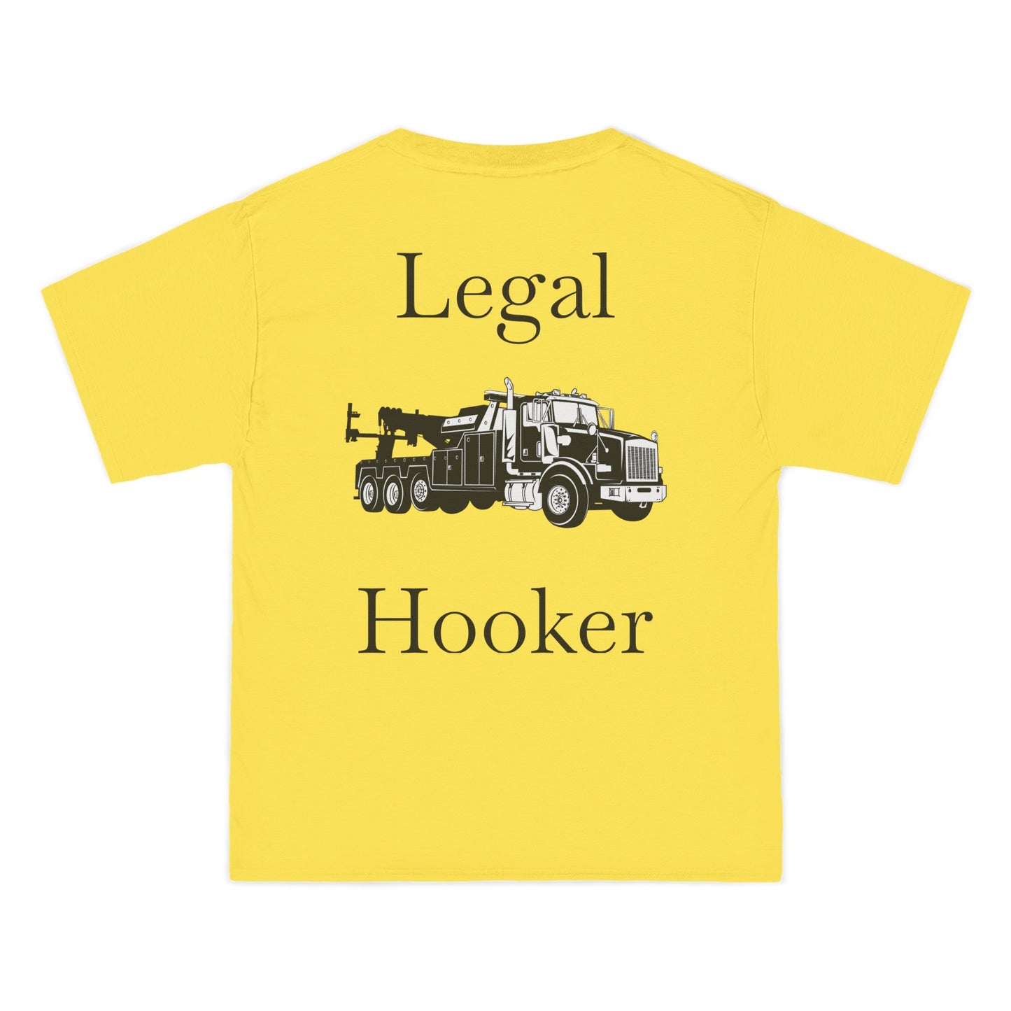 Legal H**ker Heavy Tow Truck Men's Short-Sleeve Crewneck Tee