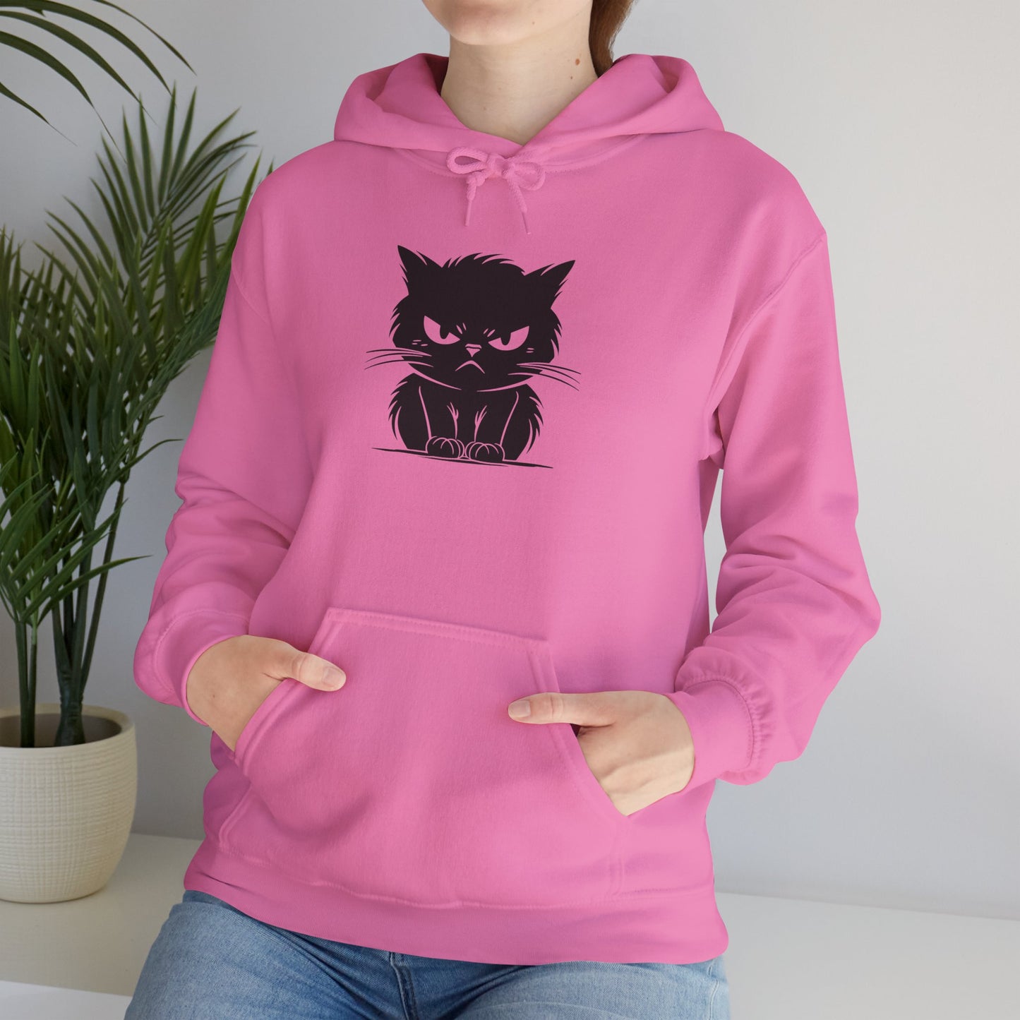 Angry Cat Unisex Hoodie