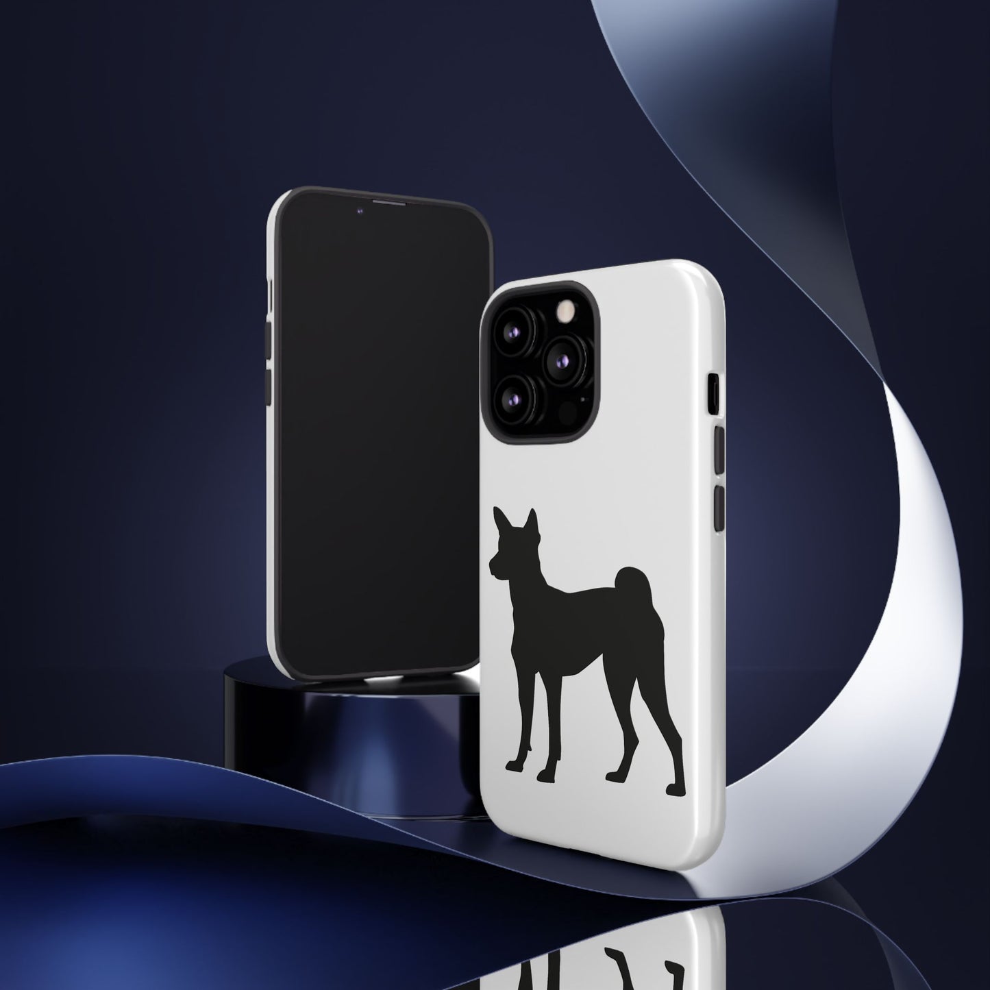 Basenji Silhouette iPhone Case