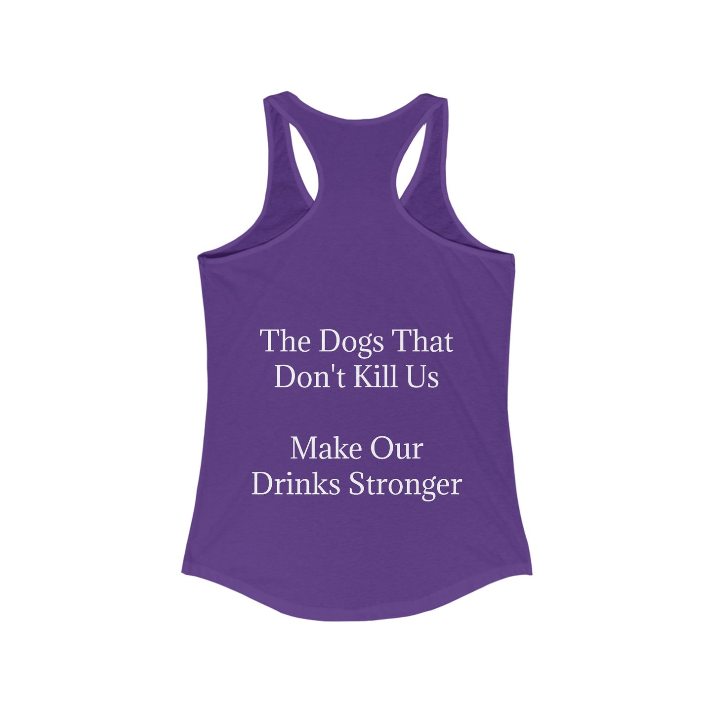 Drinks Stronger Women's Racerback Tank