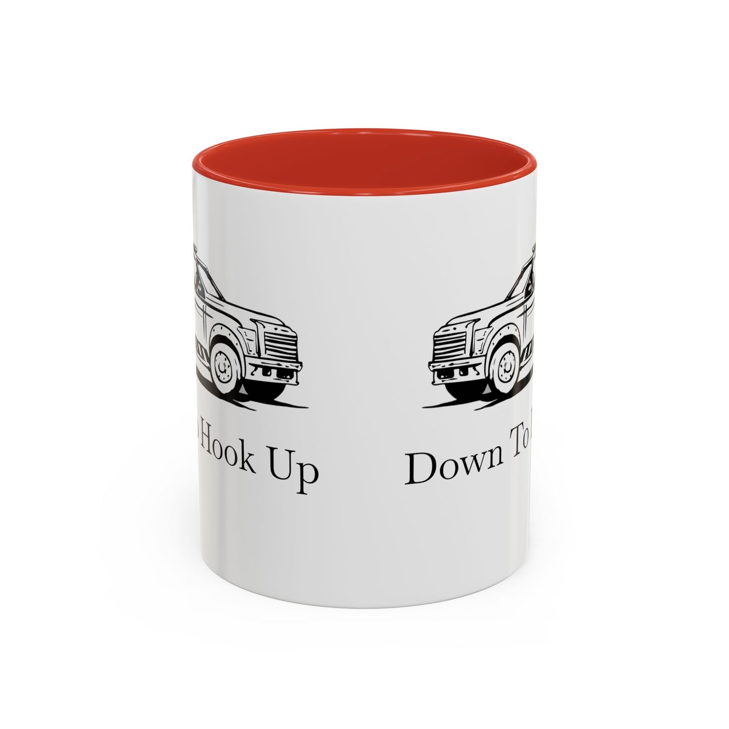 Down To Hook Up 2-Tone Coffee Mug