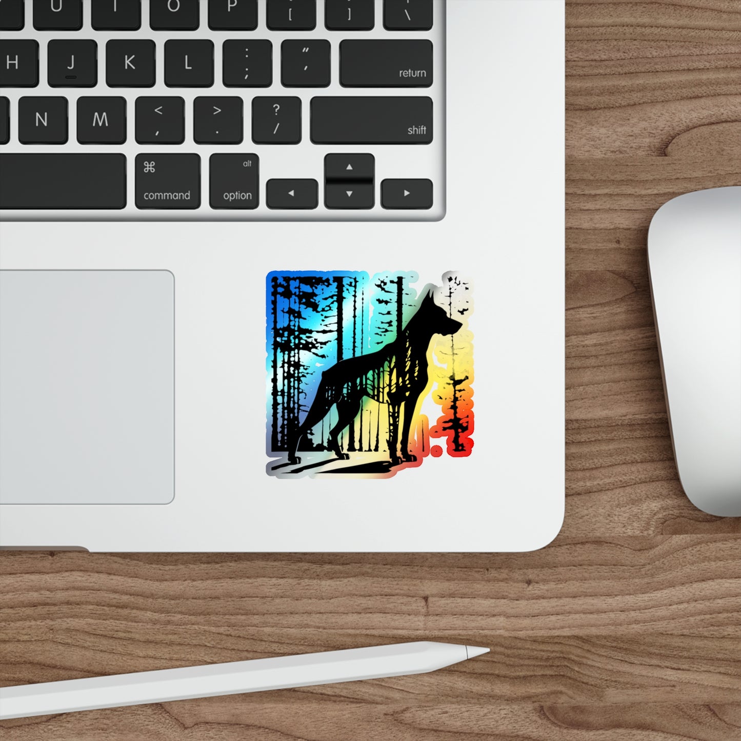 Guardian Of The Forest Holographic Sticker