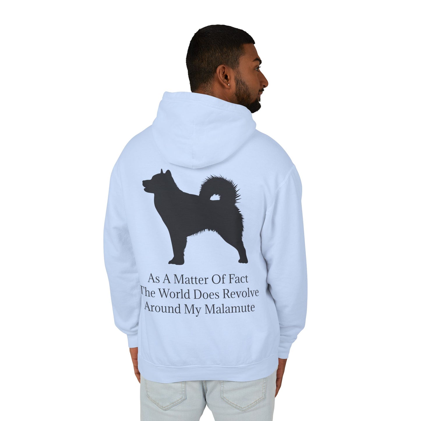 Matter Of Fact Malamute Unisex Lightweight Hoodie