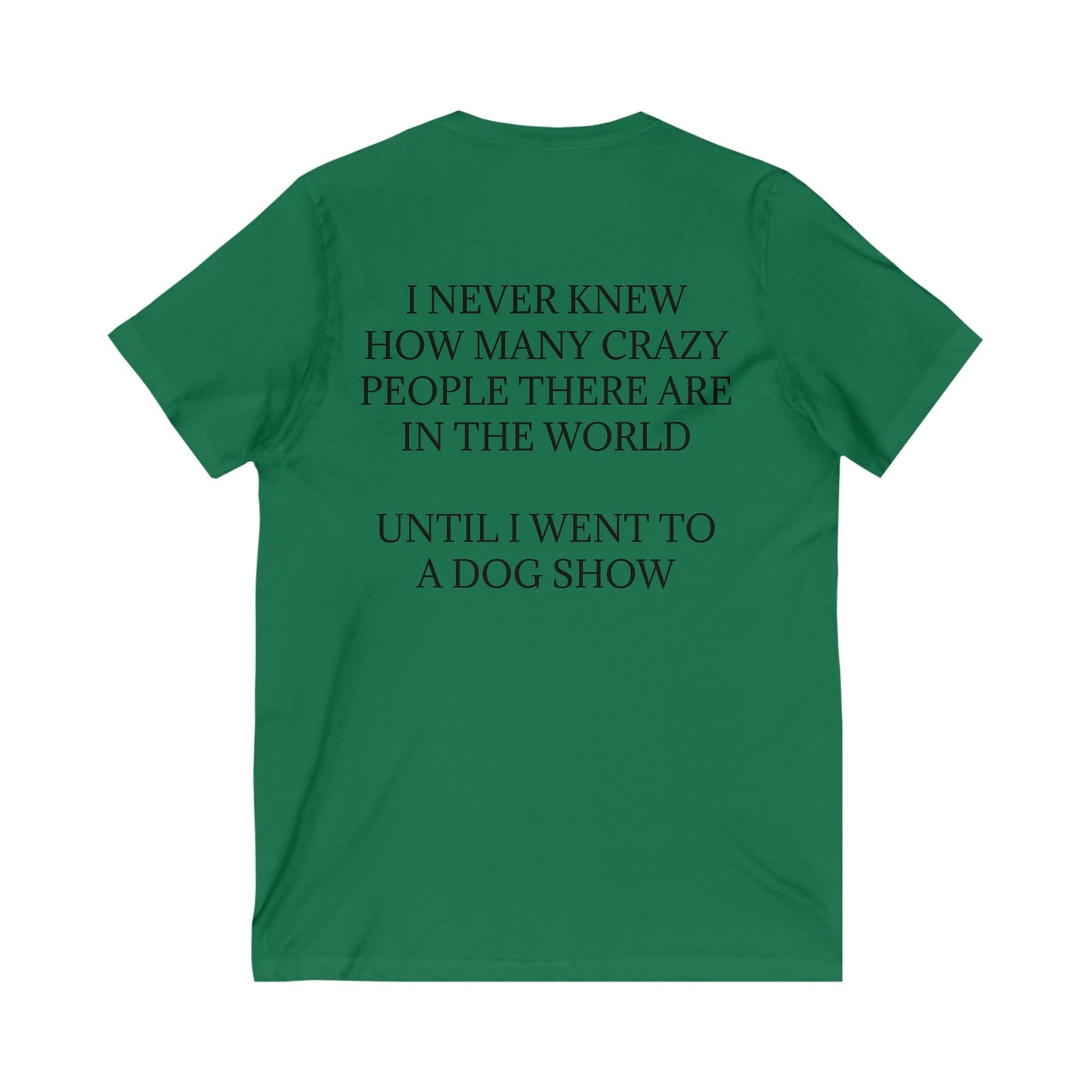 Never Knew Unisex Short Sleeve V-Neck Tee