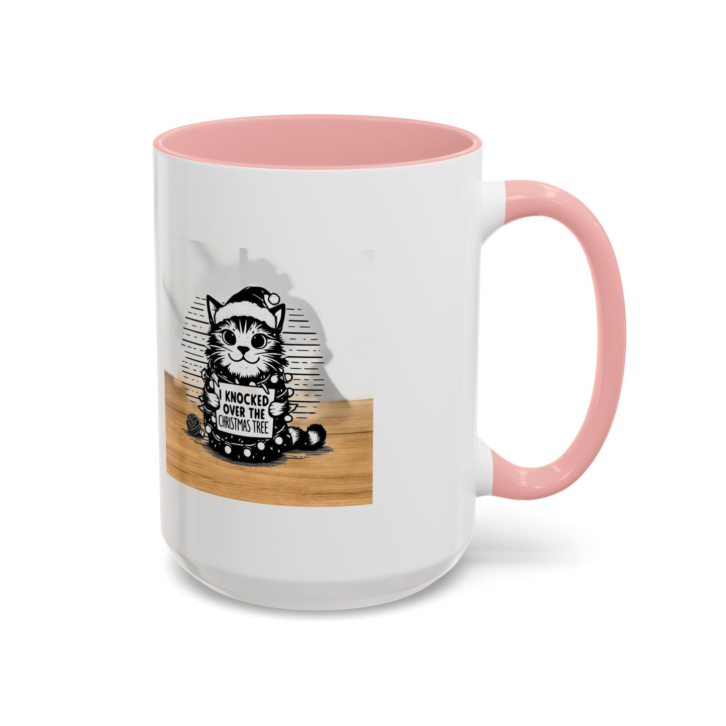 Naughty Cat 2-Tone Coffee Mug