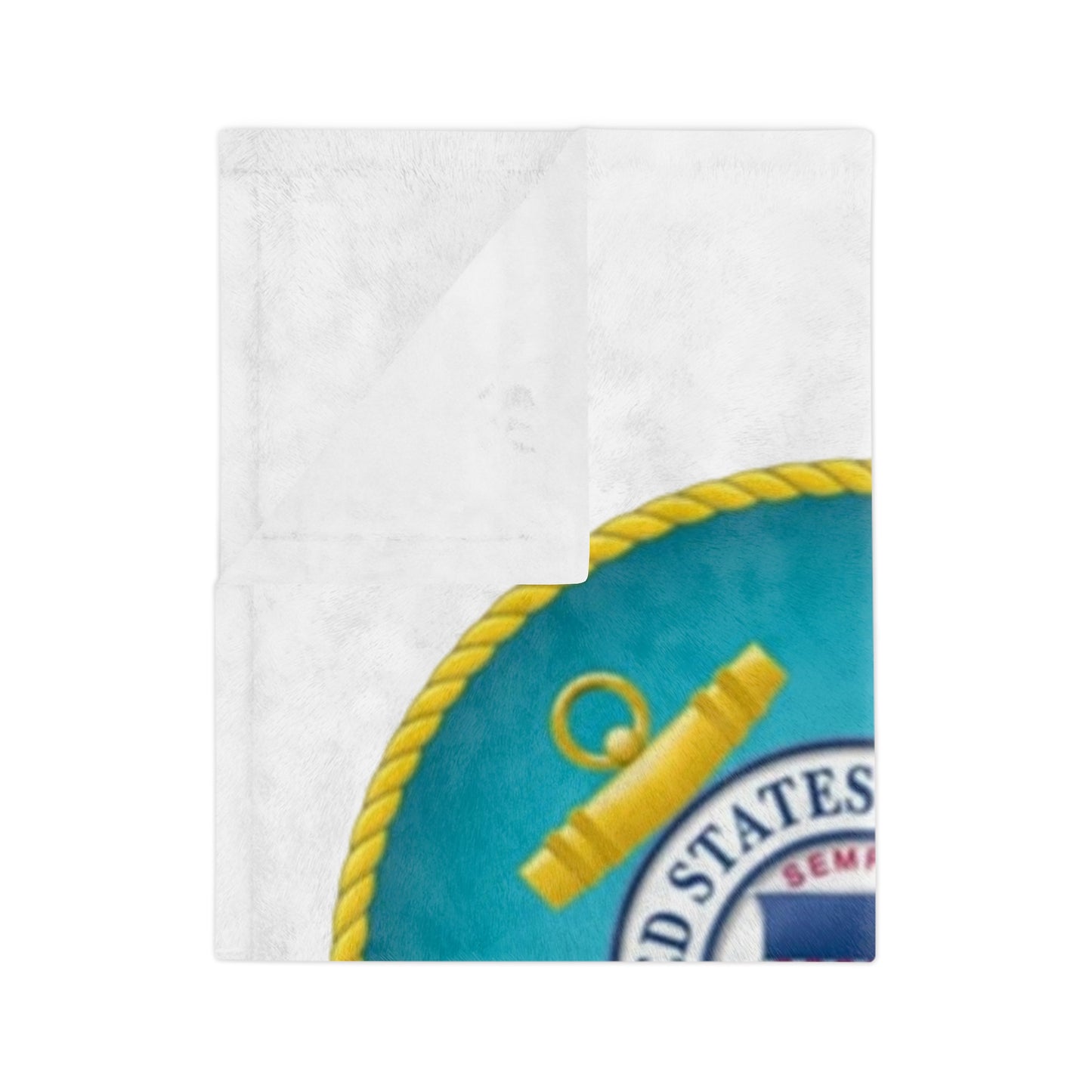 US Coast Guard Velveteen Microfiber Blanket