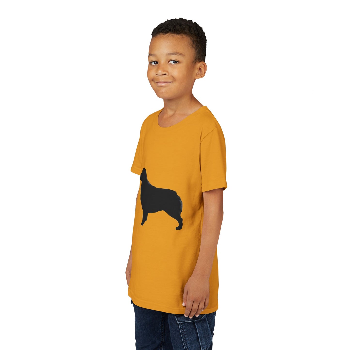 Aussie Silhouette Youth Unisex Short Sleeve Crewneck Tee