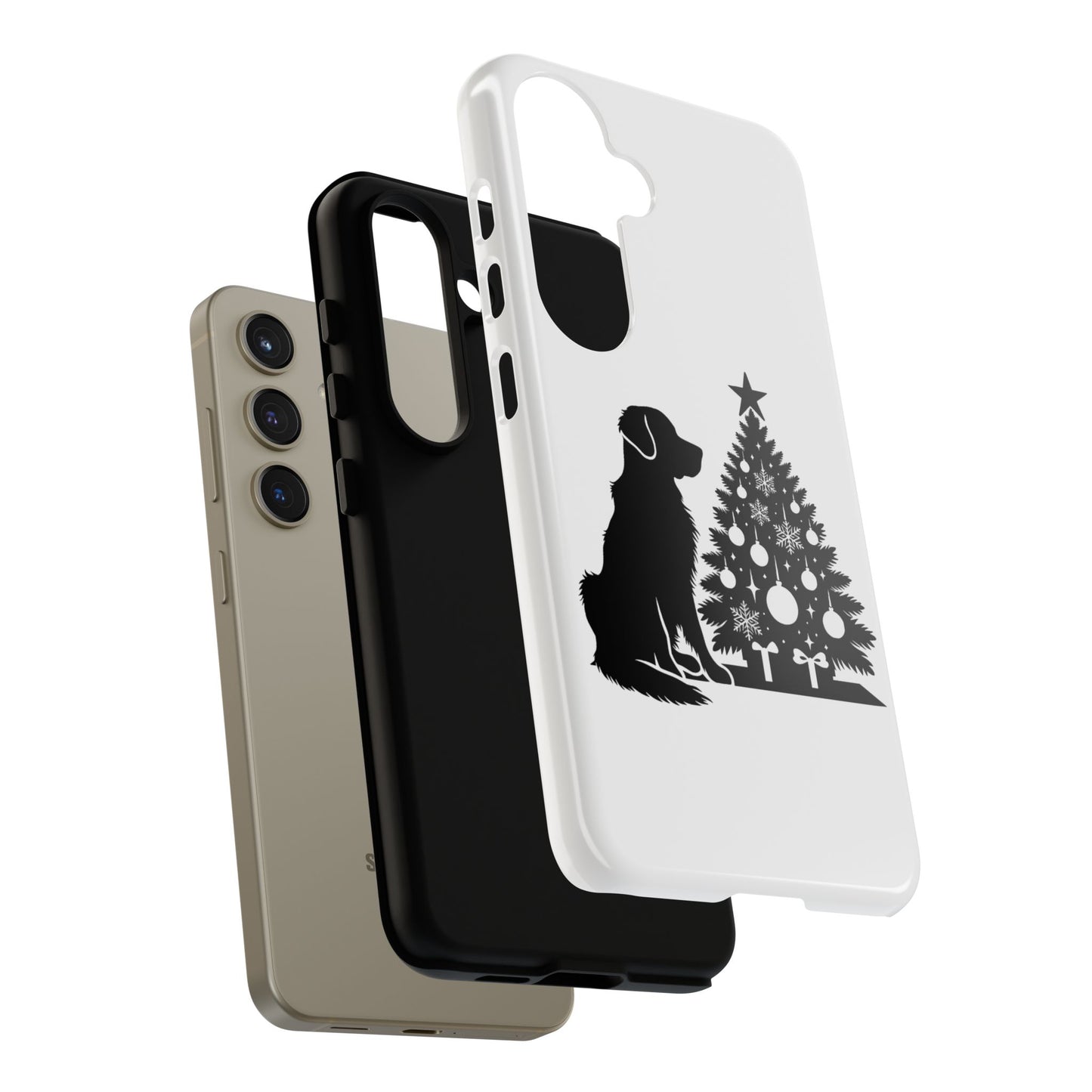 Golden Christmas Tree Samsung Case