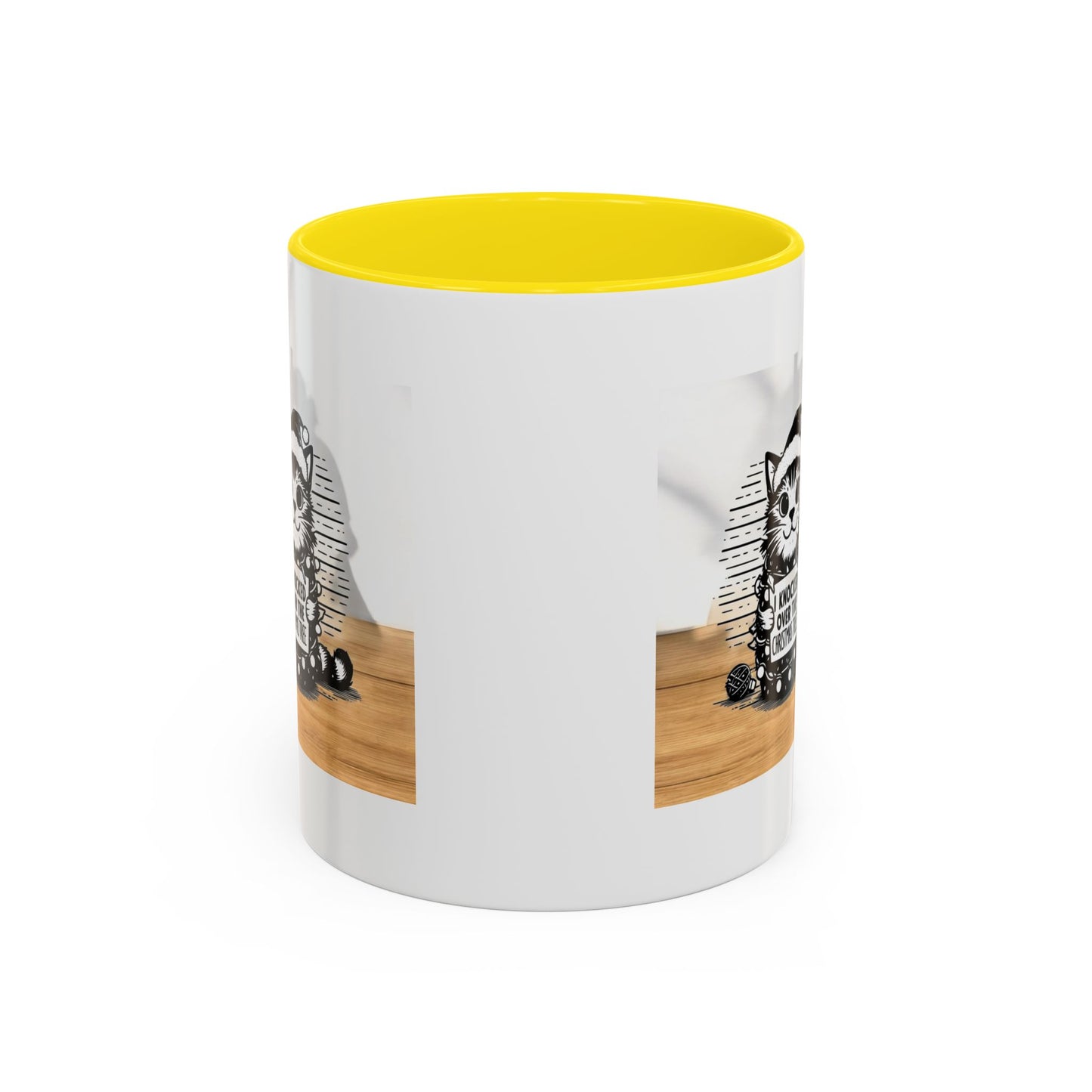Naughty Cat 2-Tone Coffee Mug