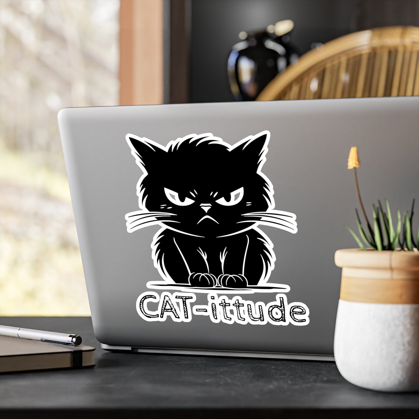 CAT-ittude Vinyl Decal