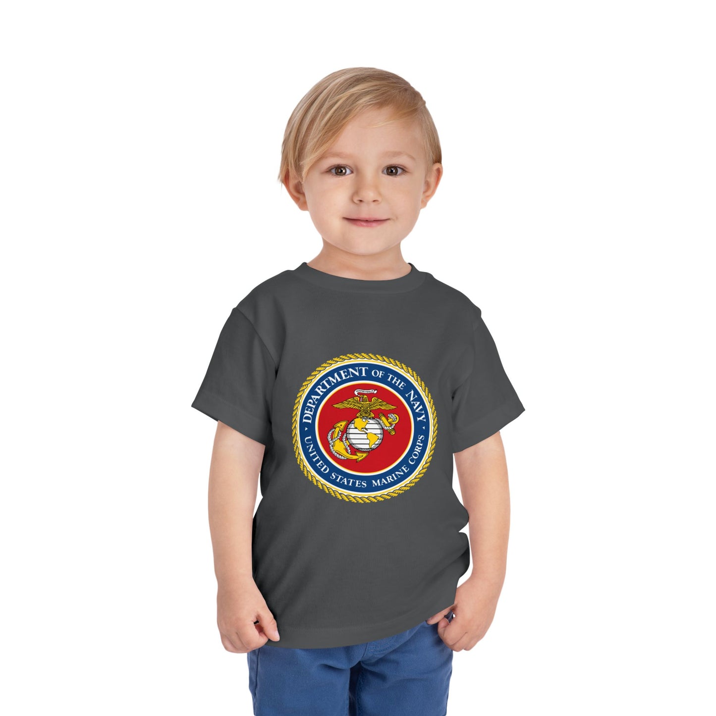 US Marine Corps Toddler Unisex Short Sleeve Crewneck Tee