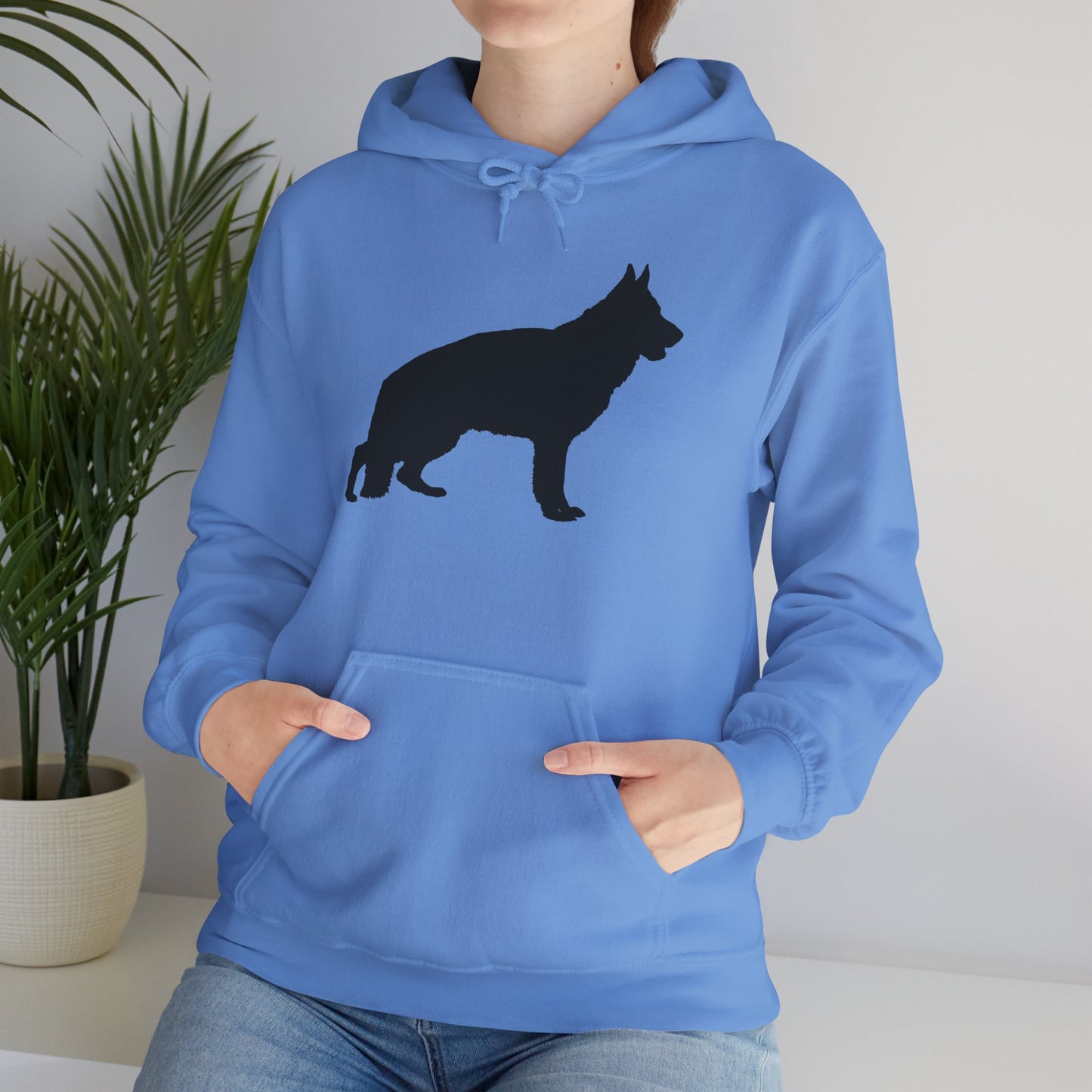 German Shepherd Silhouette Unisex Hoodie