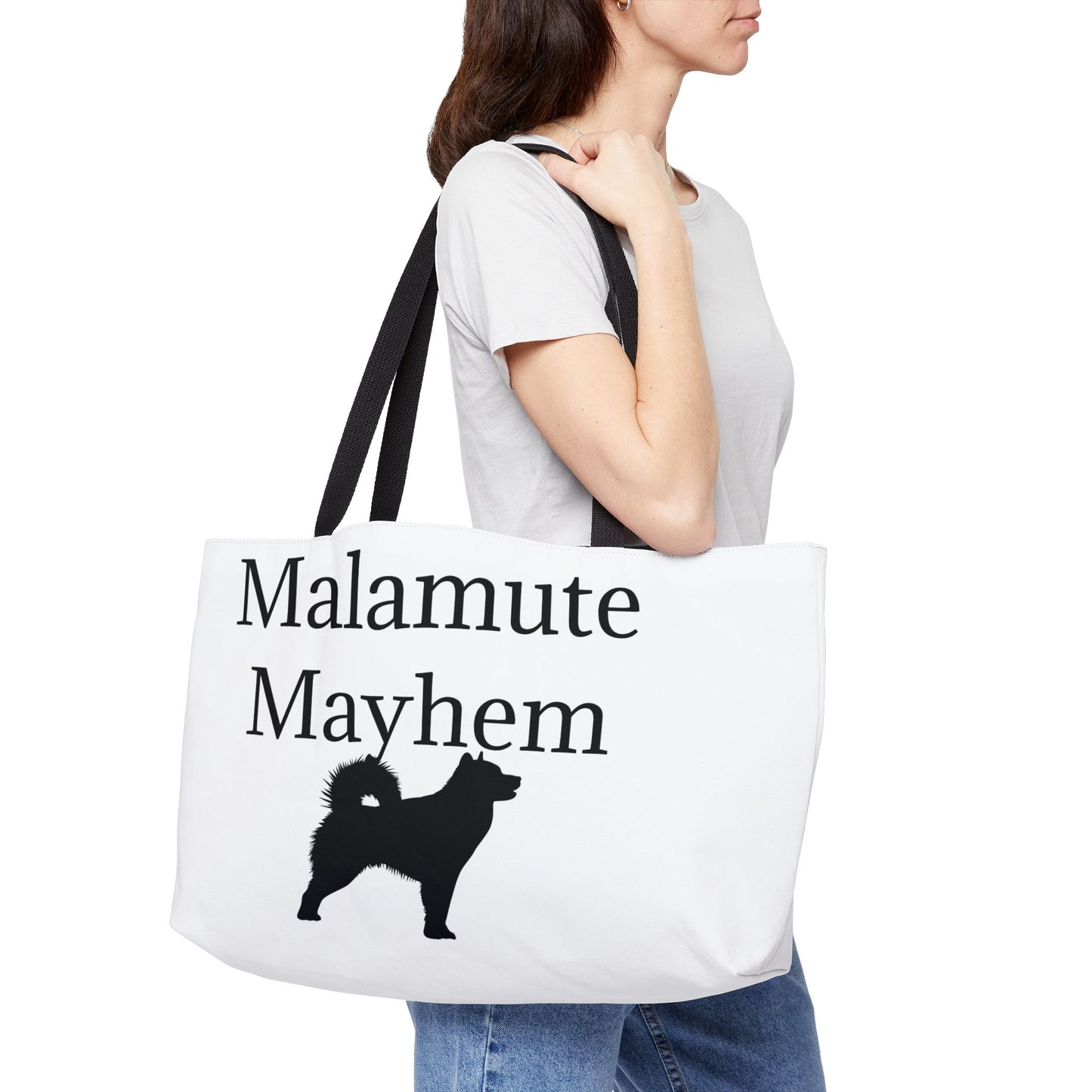 Malamute Mayhem Weekender Tote Bag