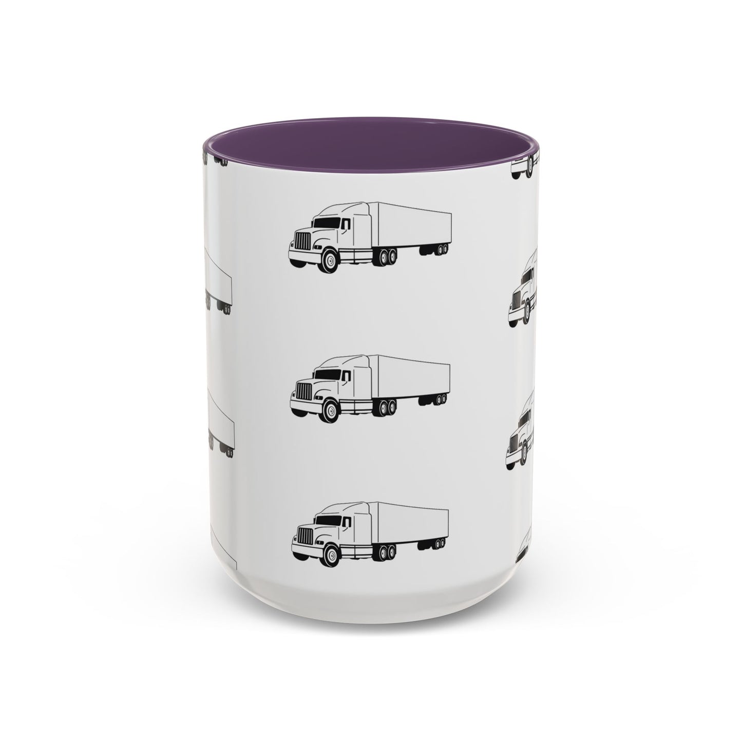 Semi Truck 2-Tone Coffee Mug