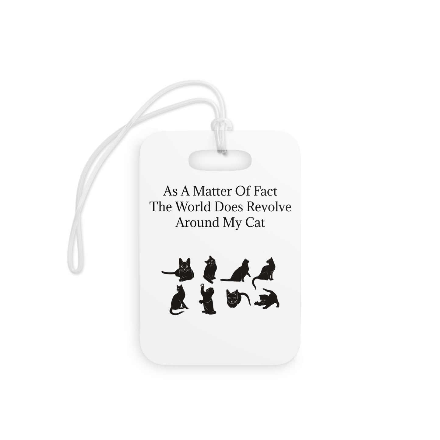 Matter Of Fact Cat Luggage Tag