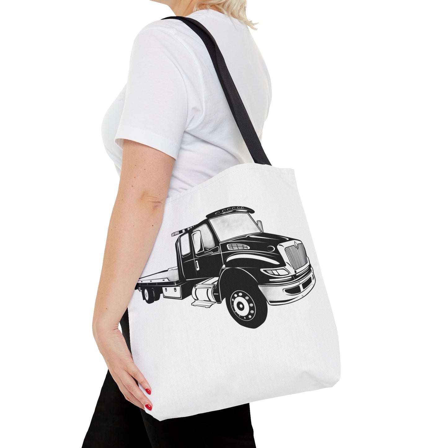 Flatbed Tow Truck Tote Bag