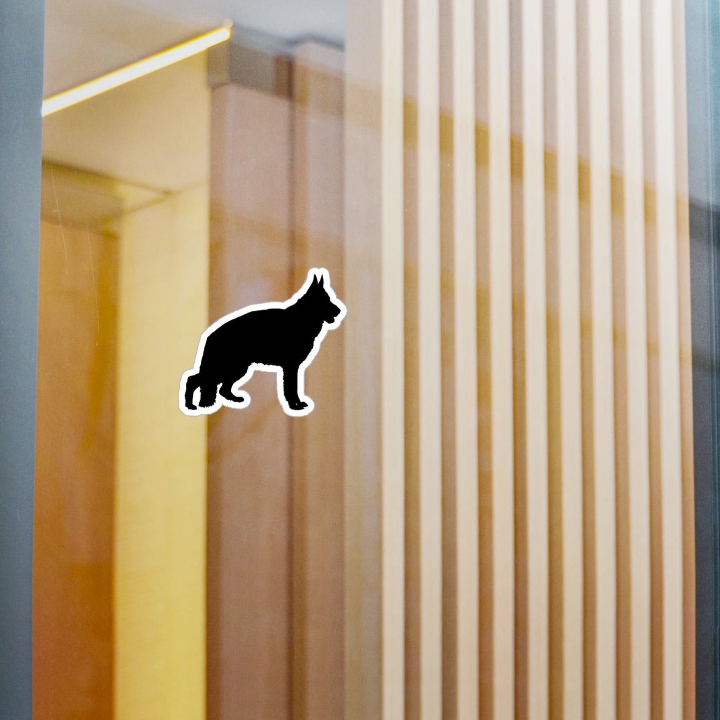 German Shepherd Silhouette Vinyl Decal