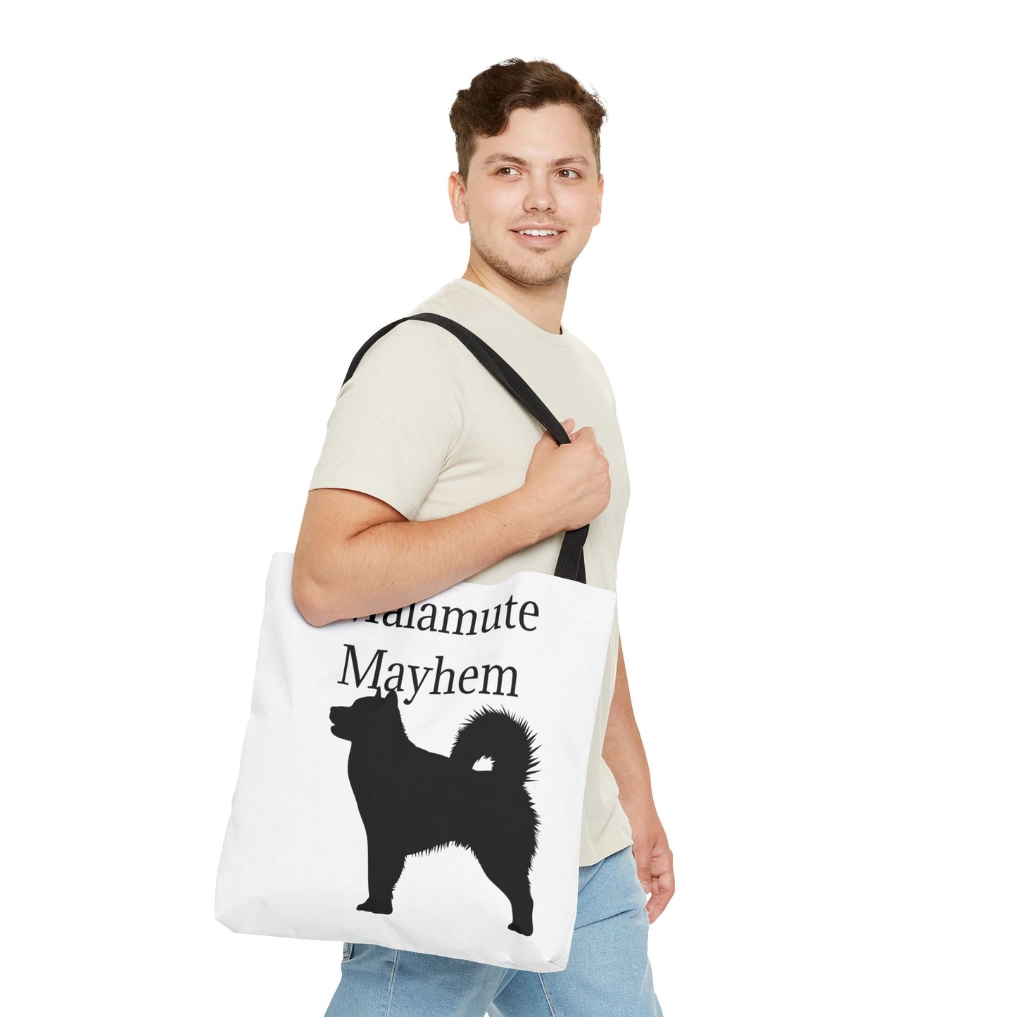 Malamute Mayhem Tote Bag