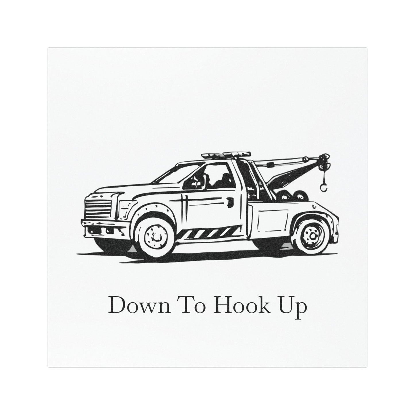 Down To Hook Up Indoor/Outdoor Magnet