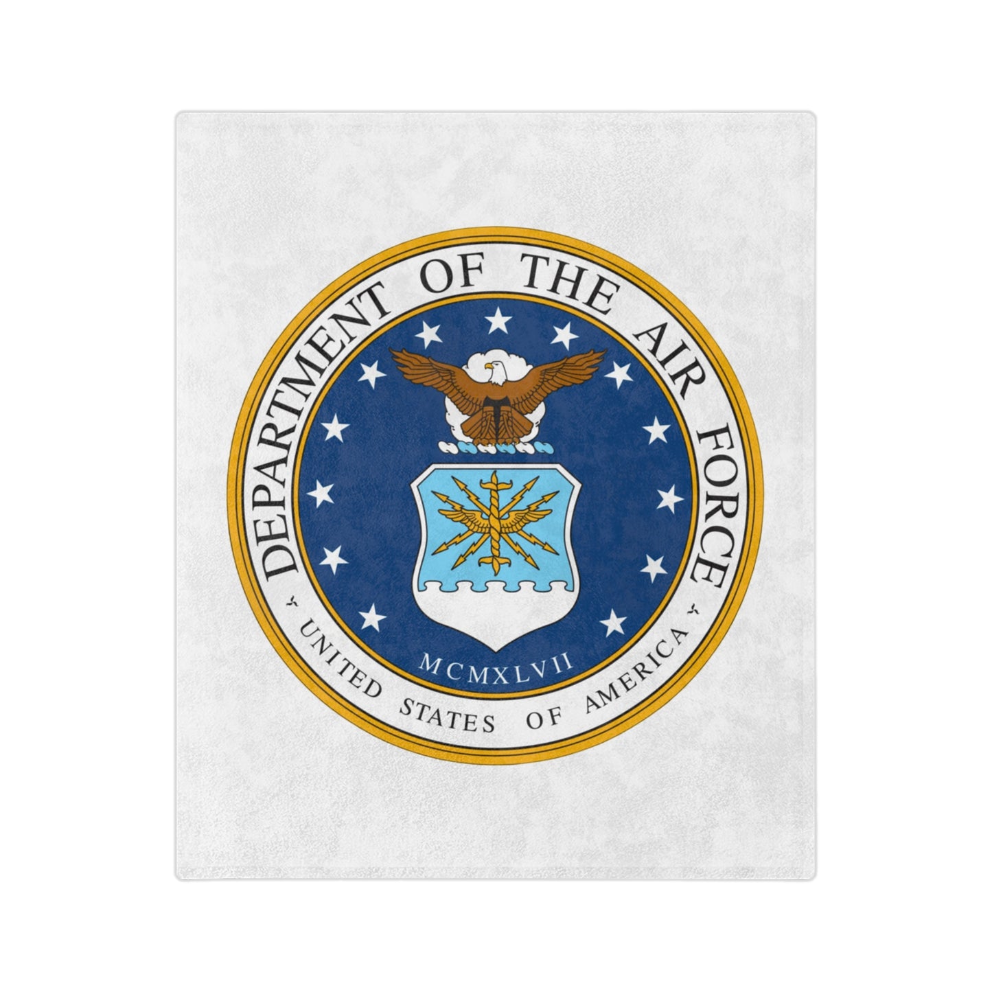 US Air Force Velveteen Microfiber Blanket