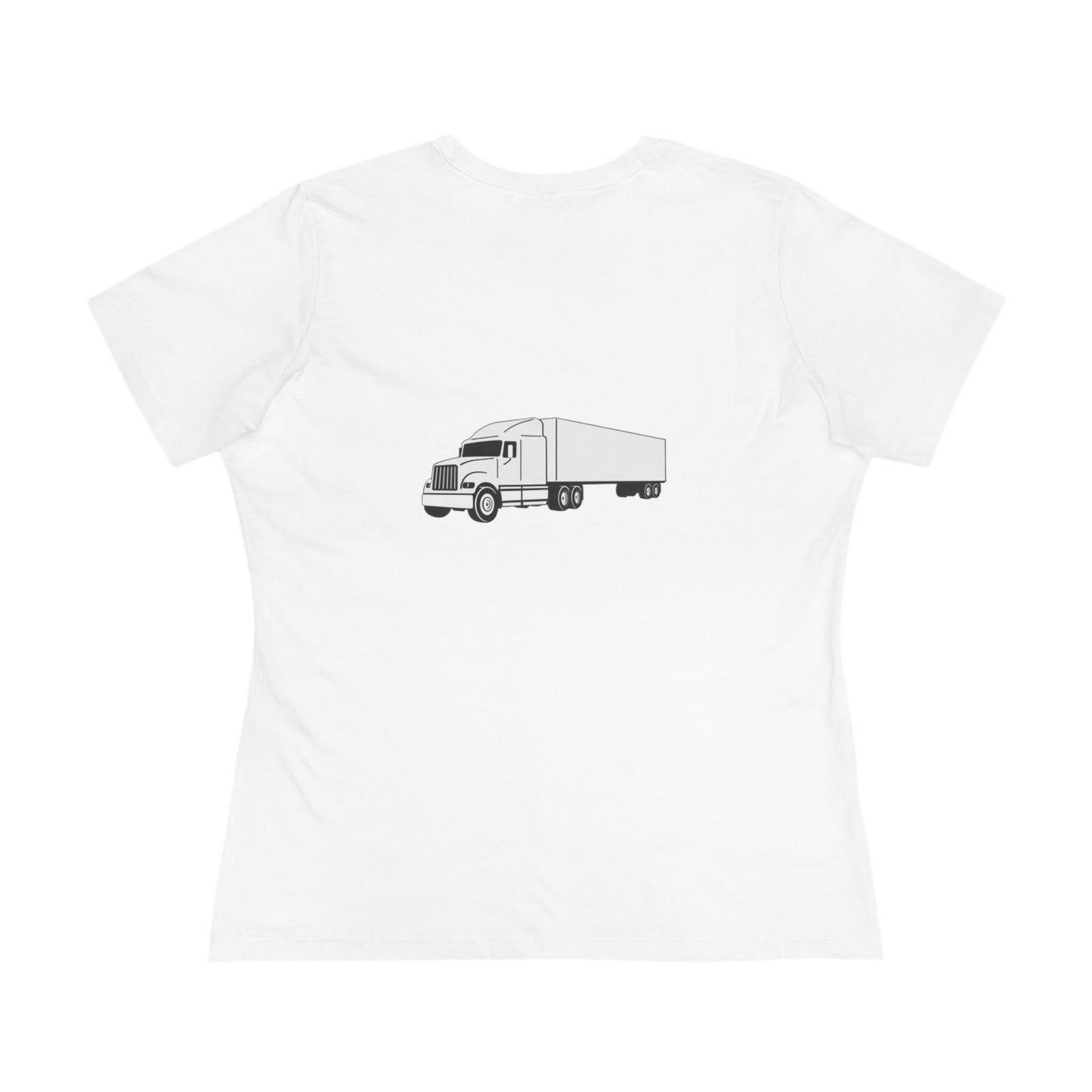 Semi Truck Women's Short Sleeve Crewneck Tee