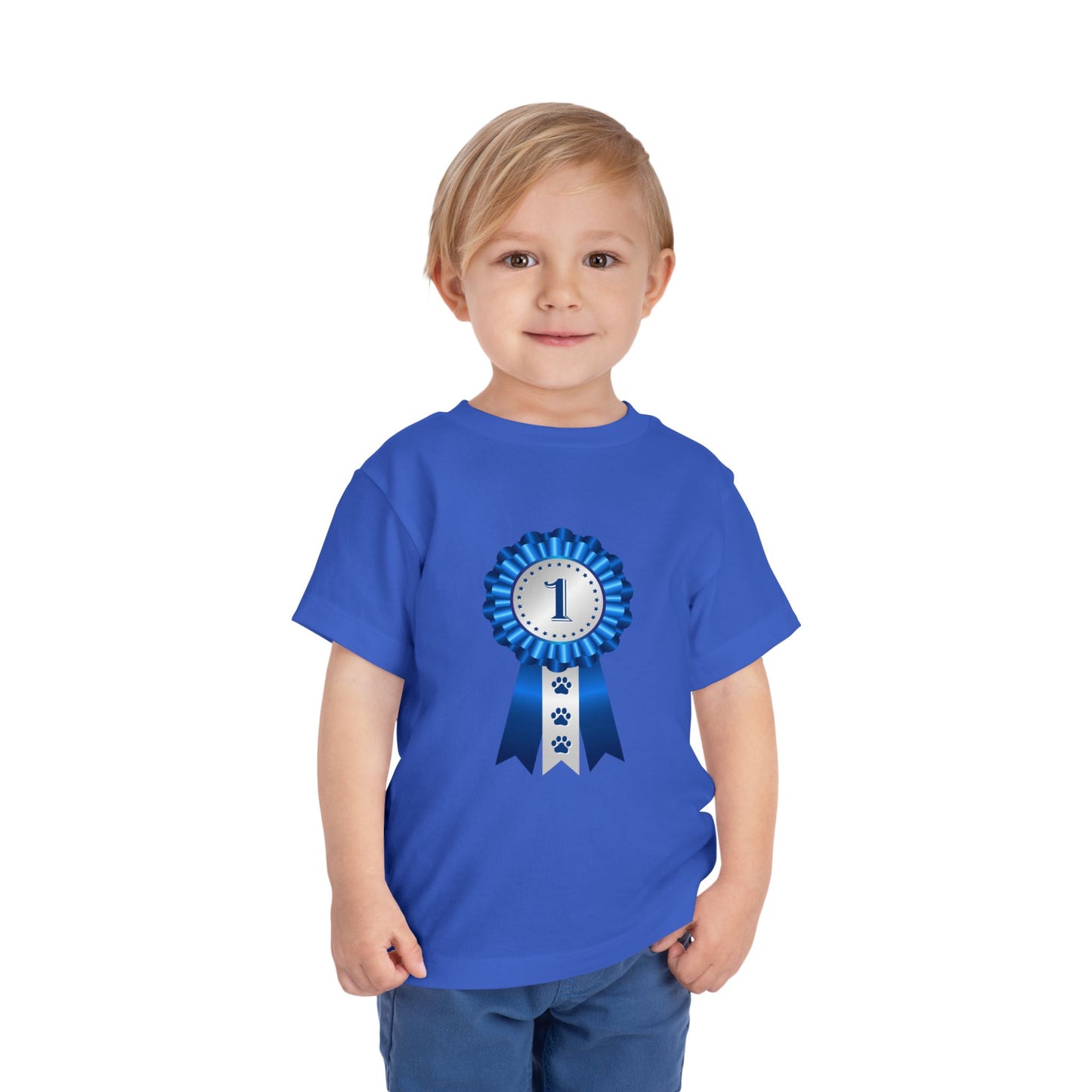 Show Ribbon Toddler Unisex Short Sleeve Crewneck Tee